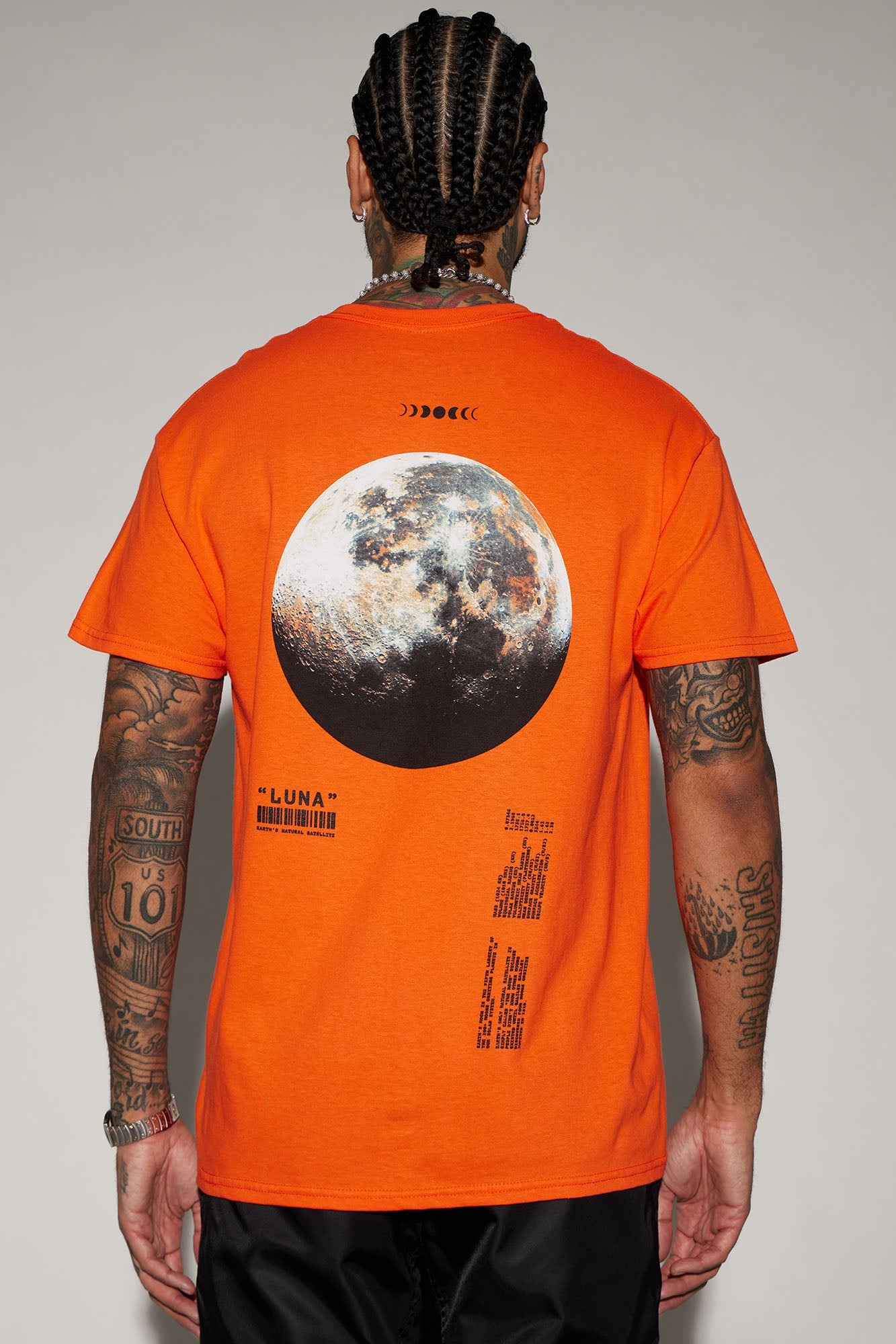 Luna Short Sleeve Tee - Orange Fashion Nova