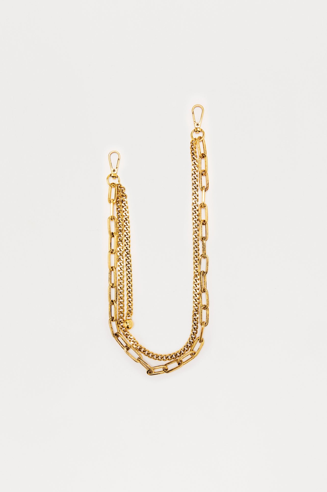 Sleek Pants Chain - Gold Fashion Nova