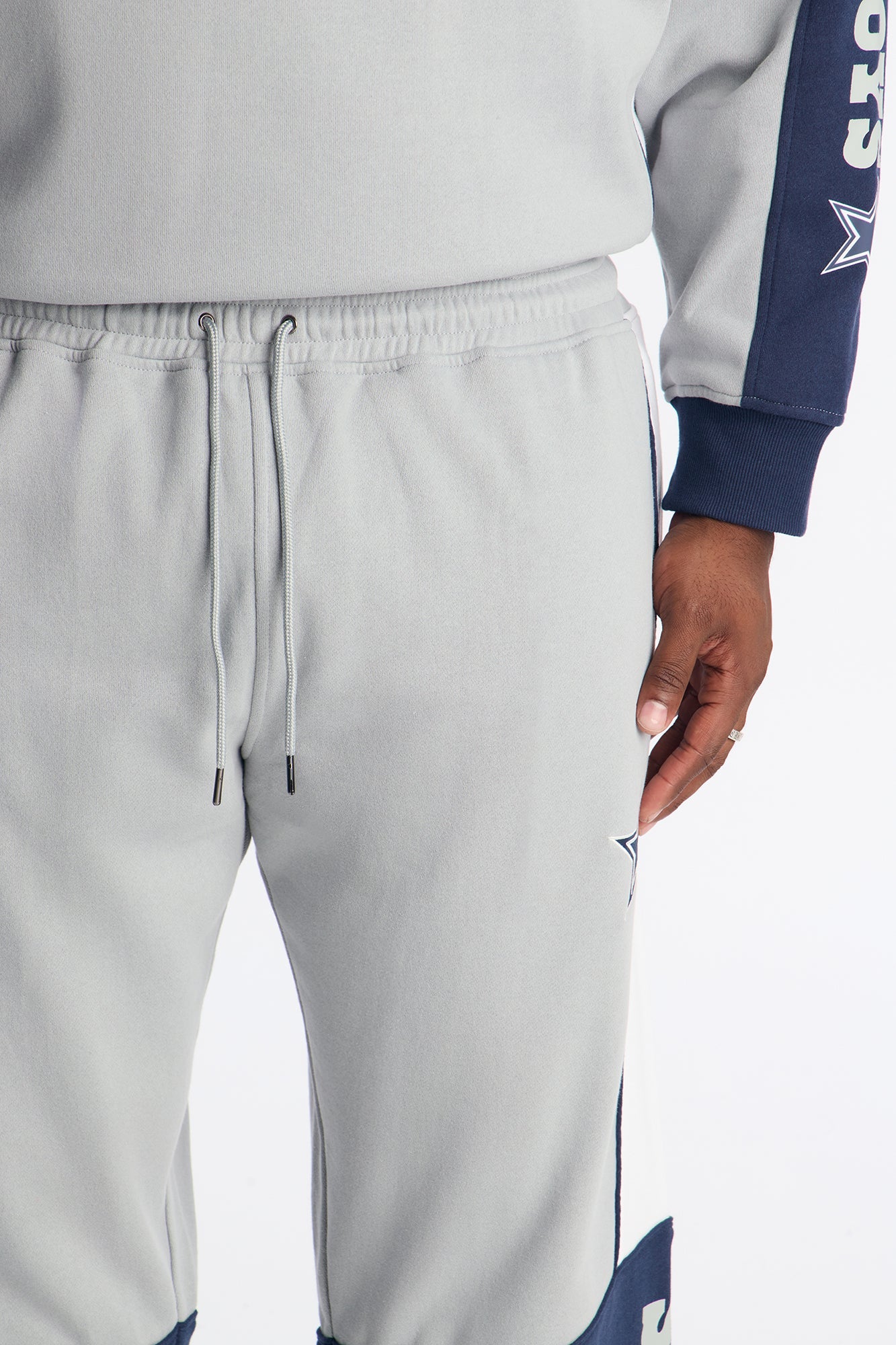Cowboys Ride The Wave Sweatpants - Grey Fashion Nova