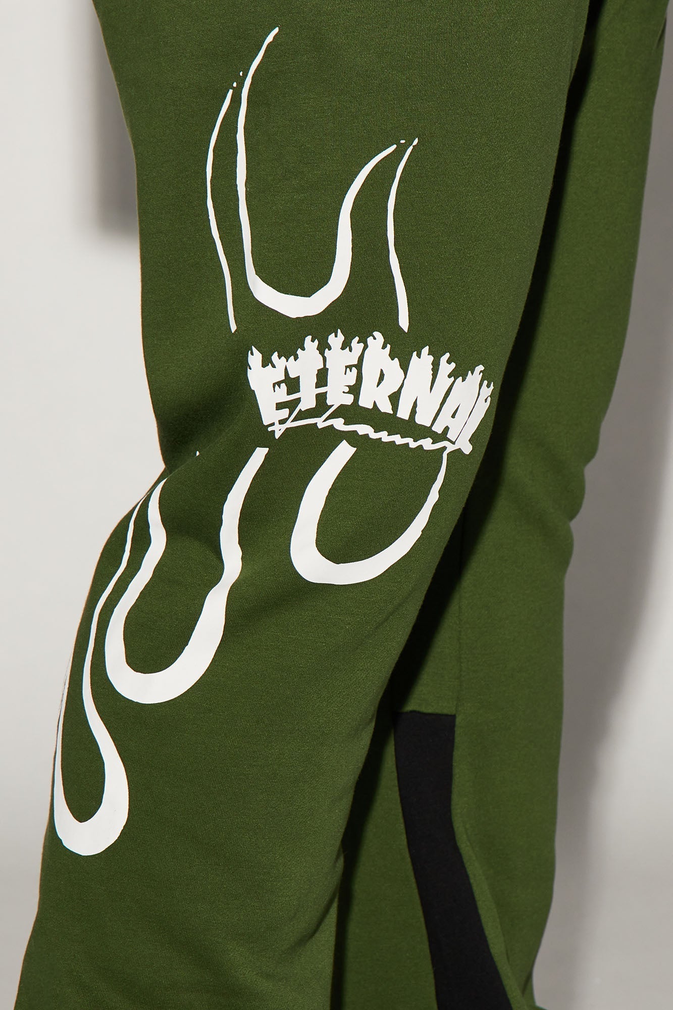 Eternal Flame Flared Sweatpants - Olive Fashion Nova