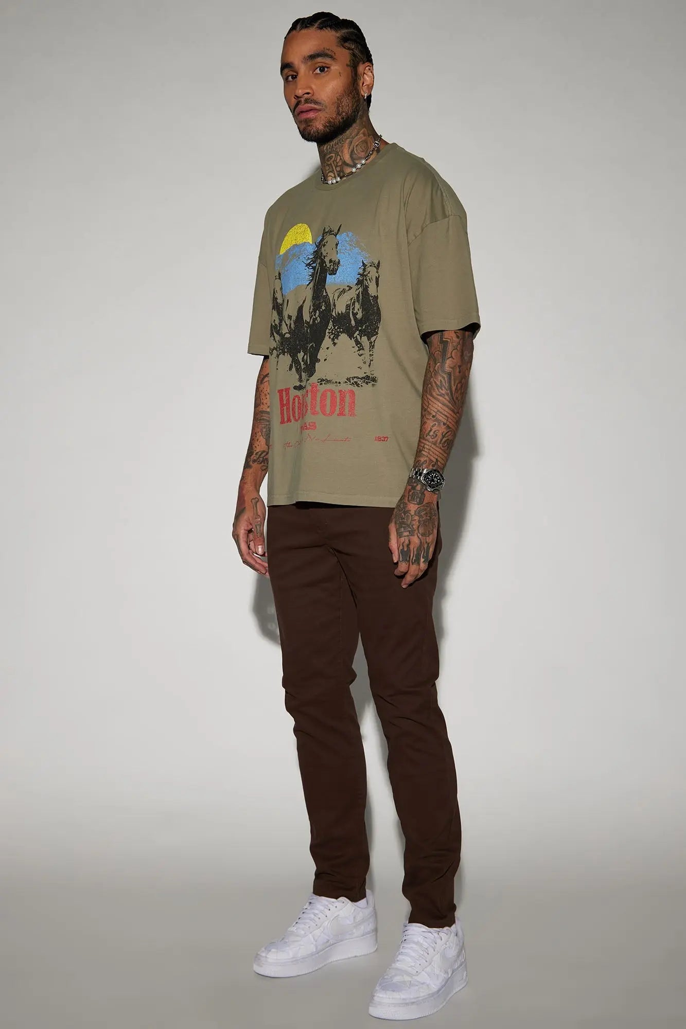 Mac Chino Skinny 5 Pocket Pants - DarkBrown Fashion Nova