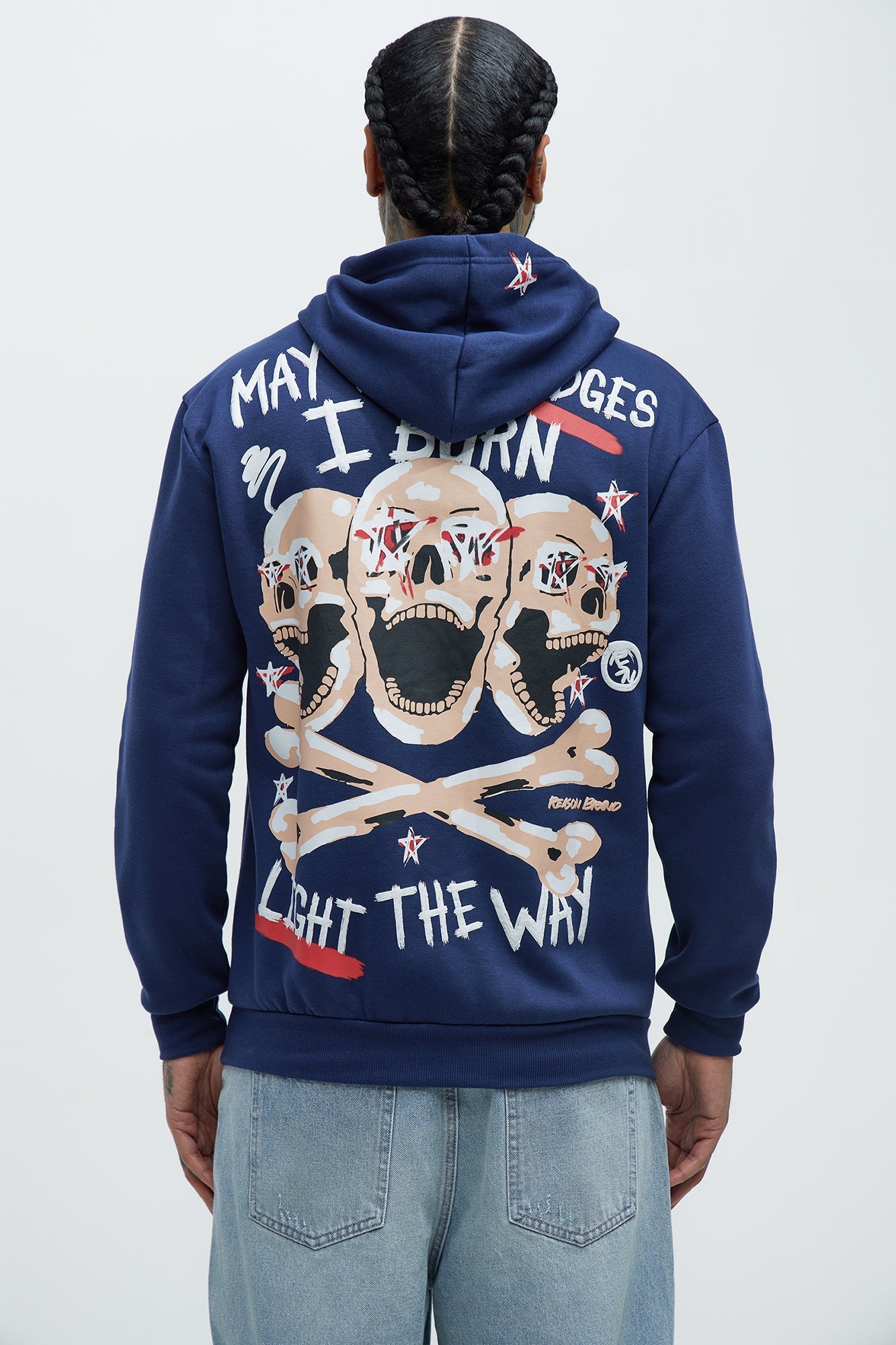 Burning Bridges Hoodie - Blue Fashion Nova