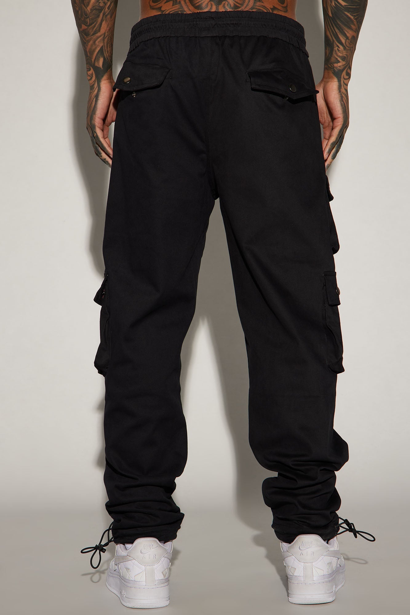 Roaming Twill Cargo Pants - Black Fashion Nova