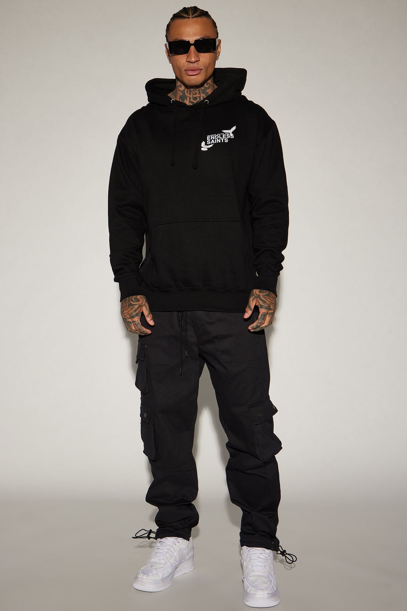 Roaming Twill Cargo Pants - Black Fashion Nova