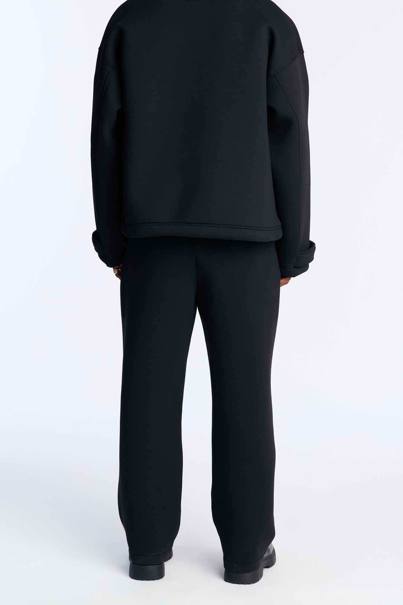 The Baggy Arclight Interlock Trouser - Black Fashion Nova