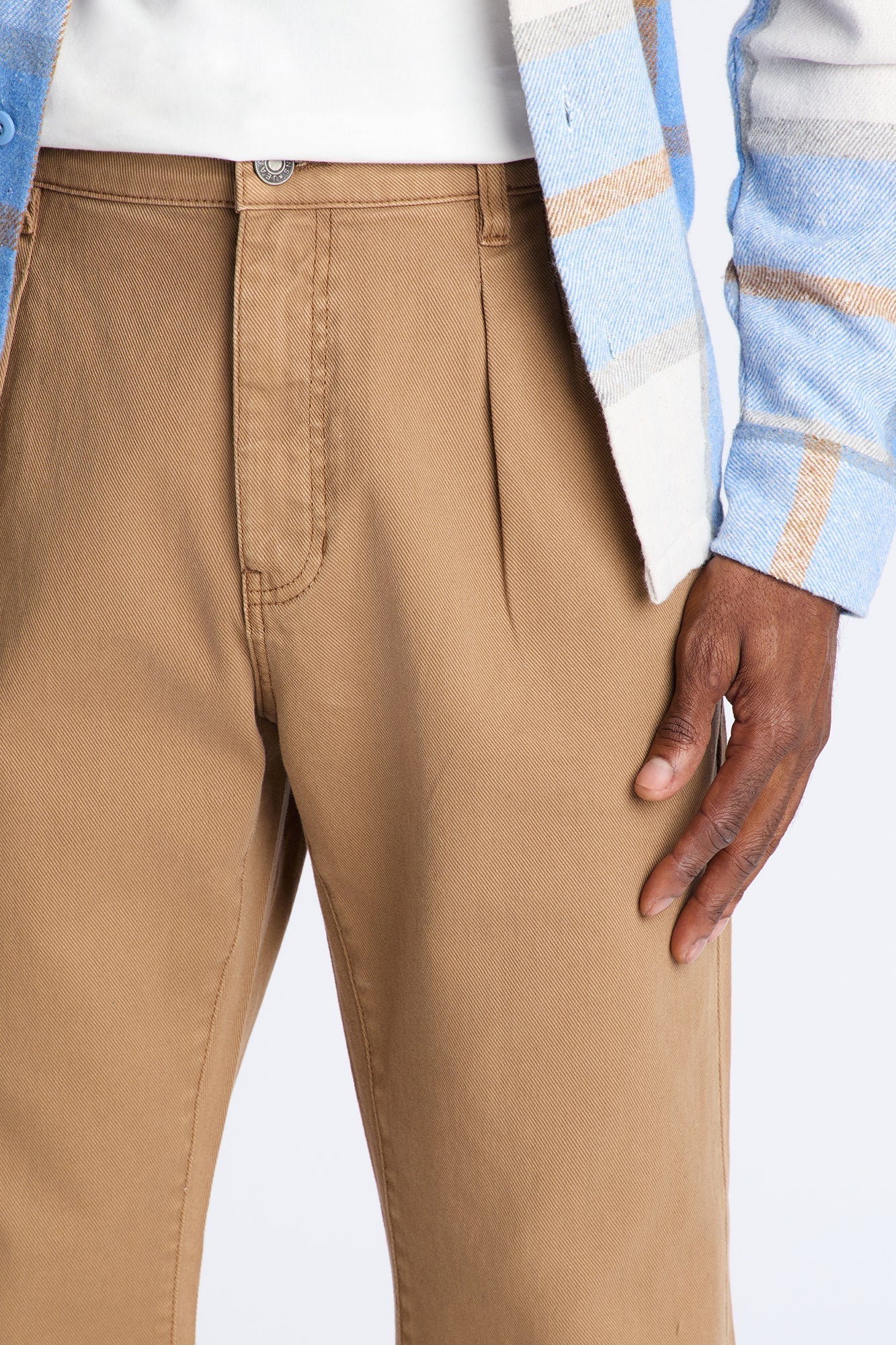 Straight Be Pleated Jean - Khaki Fashion Nova