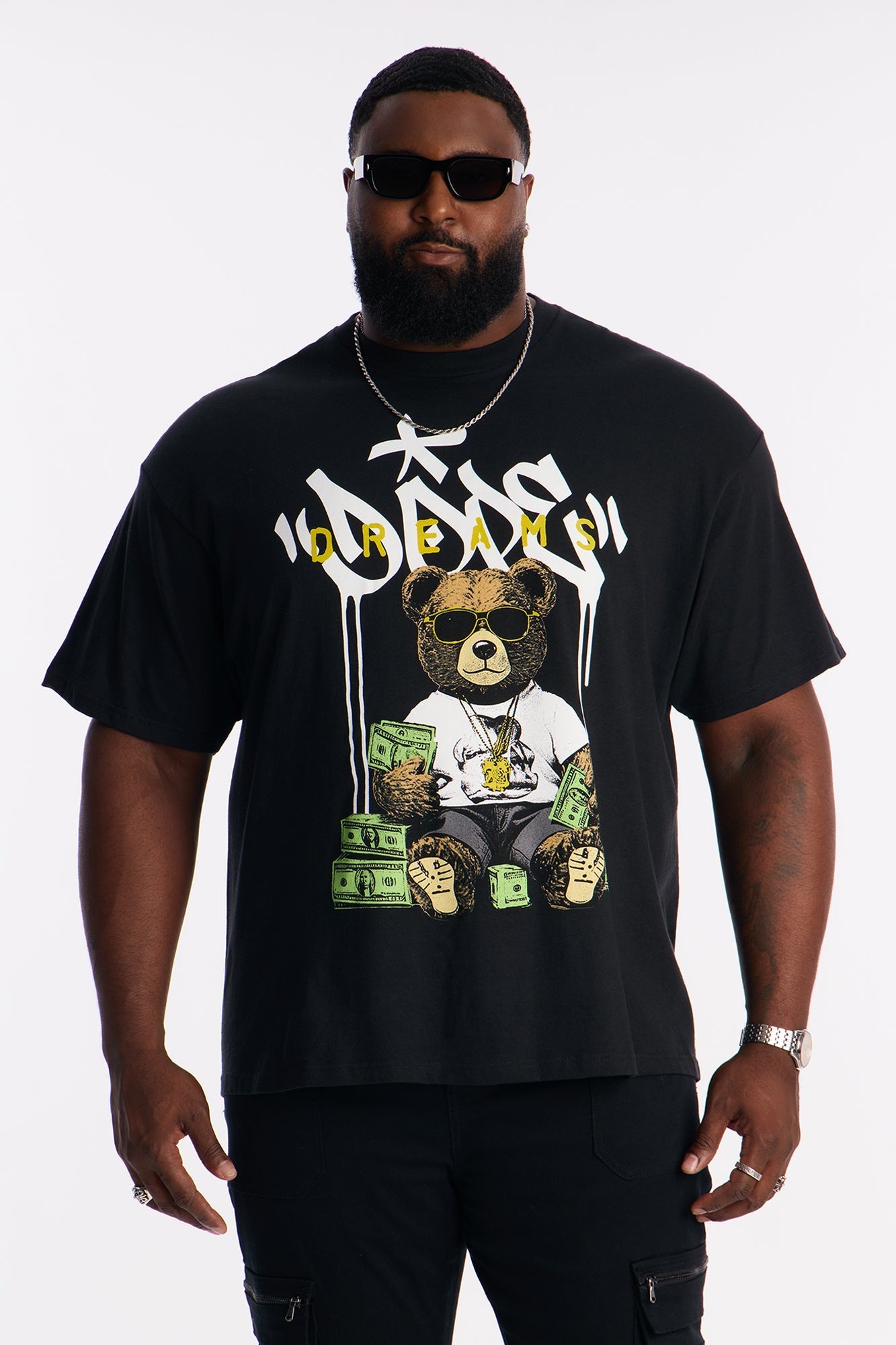 Dope Dreams Only Short Sleeve Tee - Black Fashion Nova