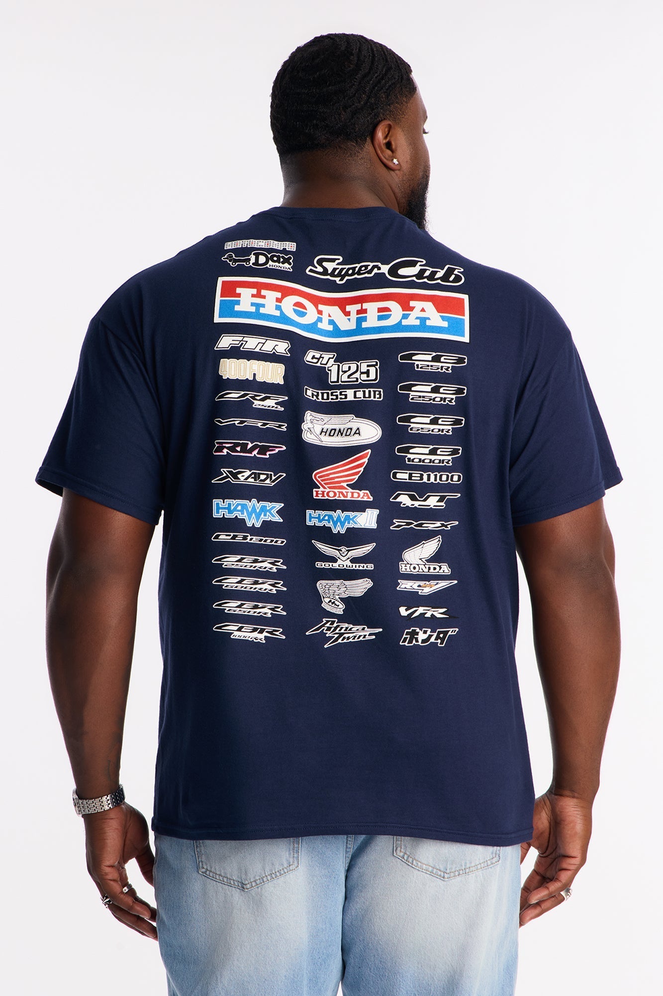 Honda SuperCub Short Sleeve Tee - Navy Fashion Nova