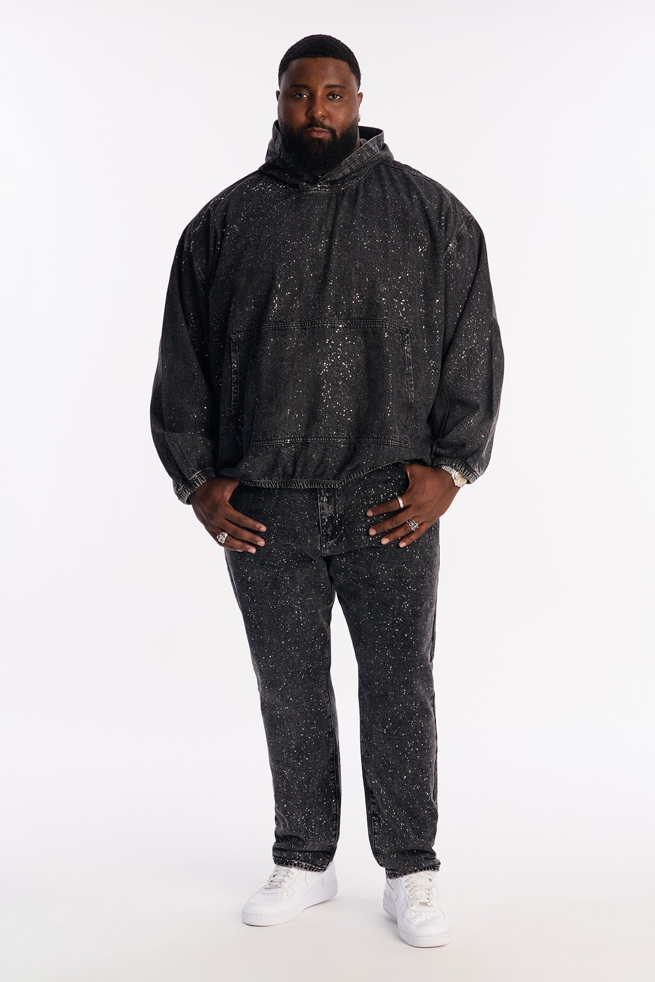 Slim Shimmering Nights Jean - Black Wash Fashion Nova