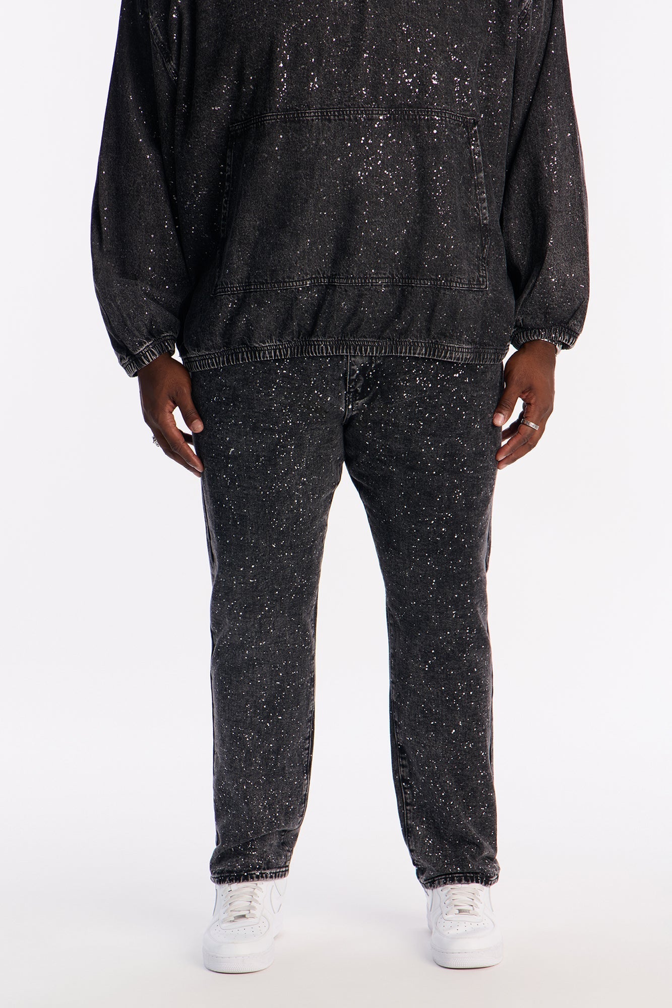 Slim Shimmering Nights Jean - Black Wash Fashion Nova