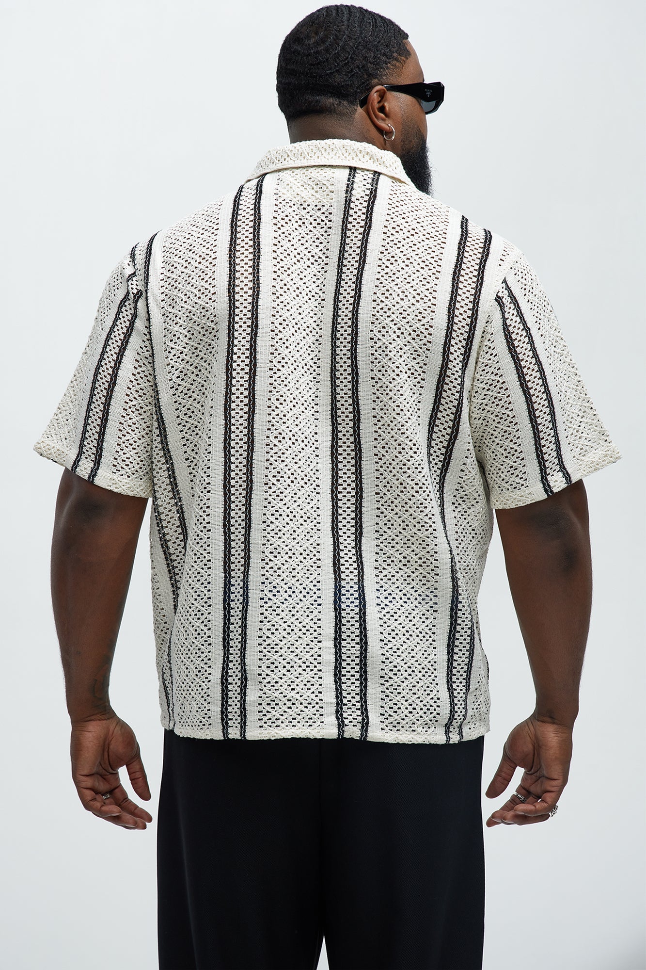 Flashbacks Shirt - White/Black Fashion Nova