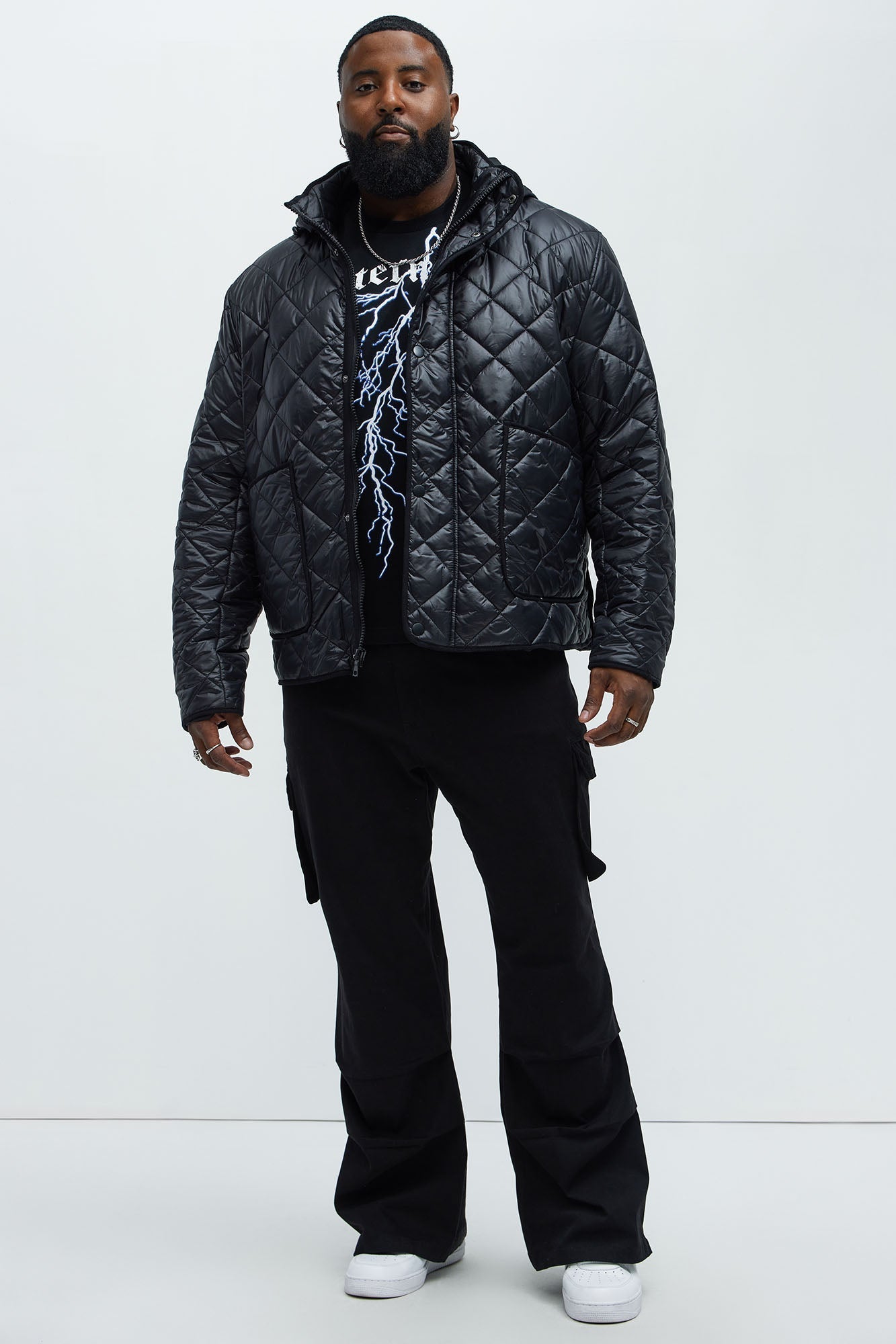 Better By Myself Quilted Jacket - Black Fashion Nova