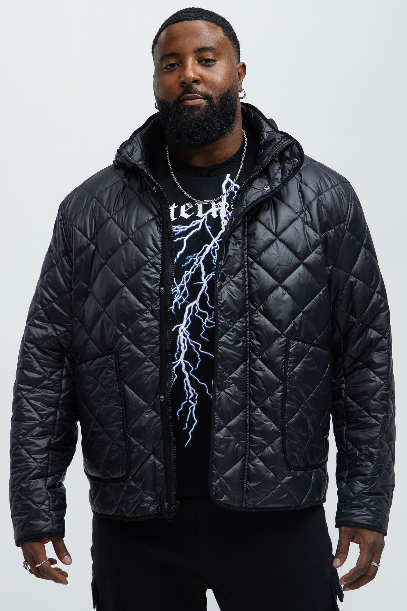 Better By Myself Quilted Jacket - Black Fashion Nova