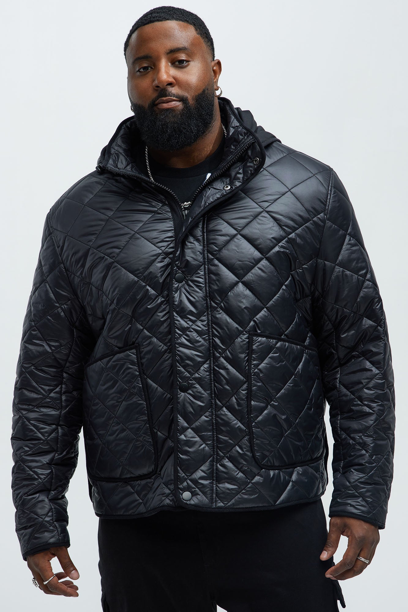 Better By Myself Quilted Jacket - Black Fashion Nova