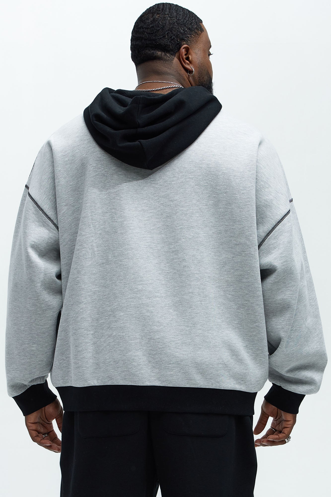 Tyson Now You See Me Hoodie - Grey/combo Fashion Nova