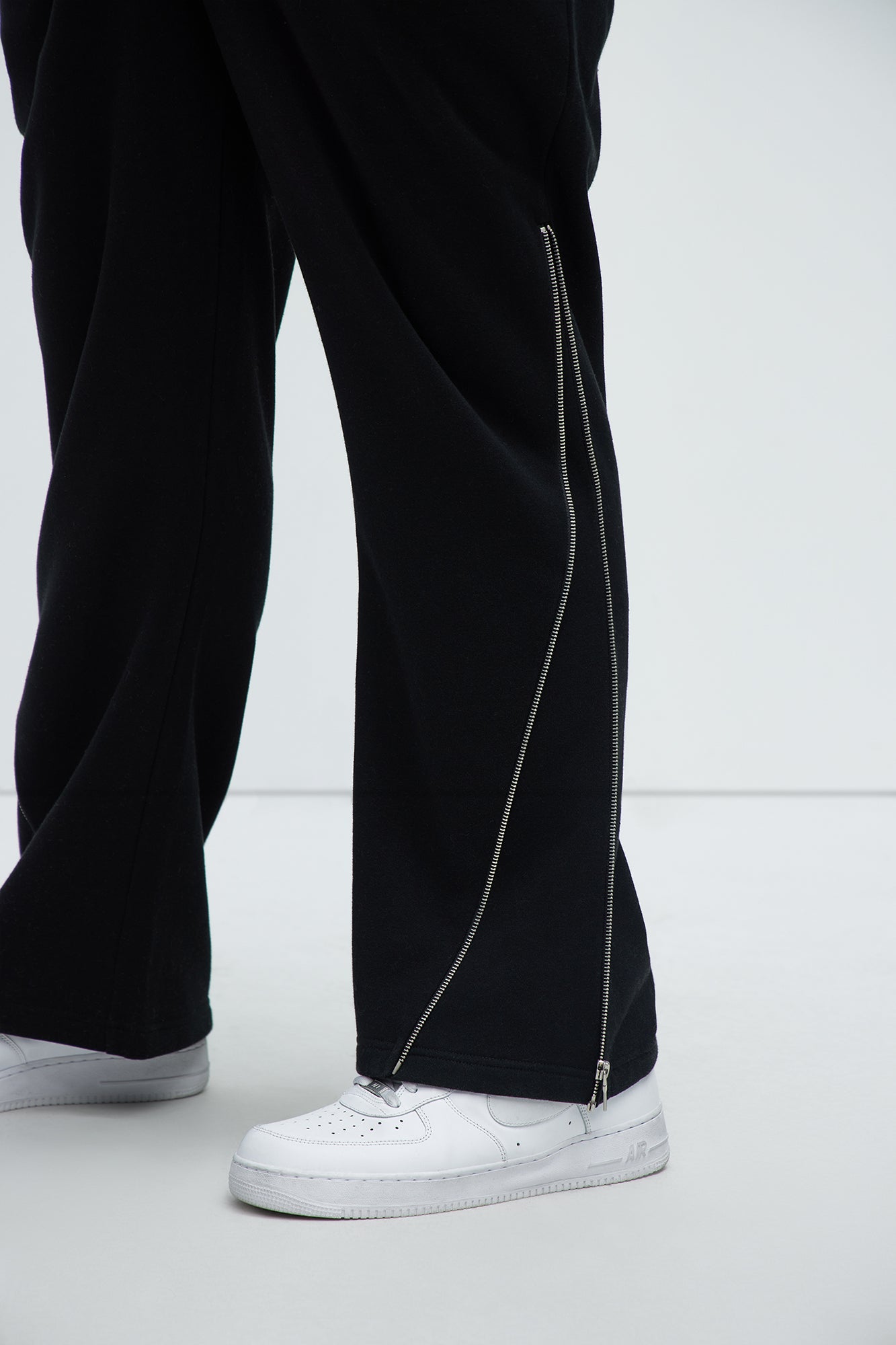 Tyson Stay Away Relaxed Flare Sweatpants - Black Fashion Nova