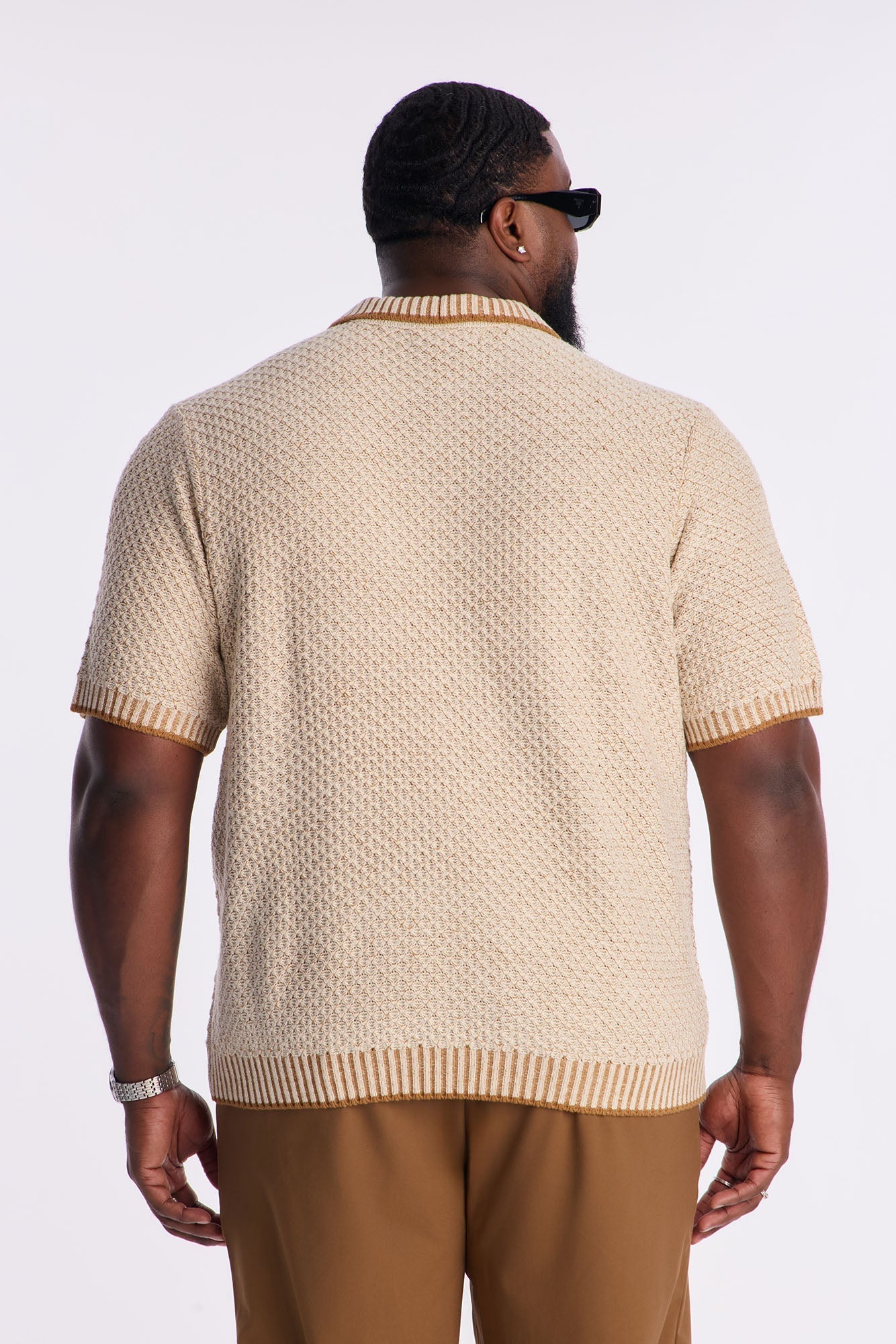 Knit Mercer Johnny Polo - Brown Fashion Nova