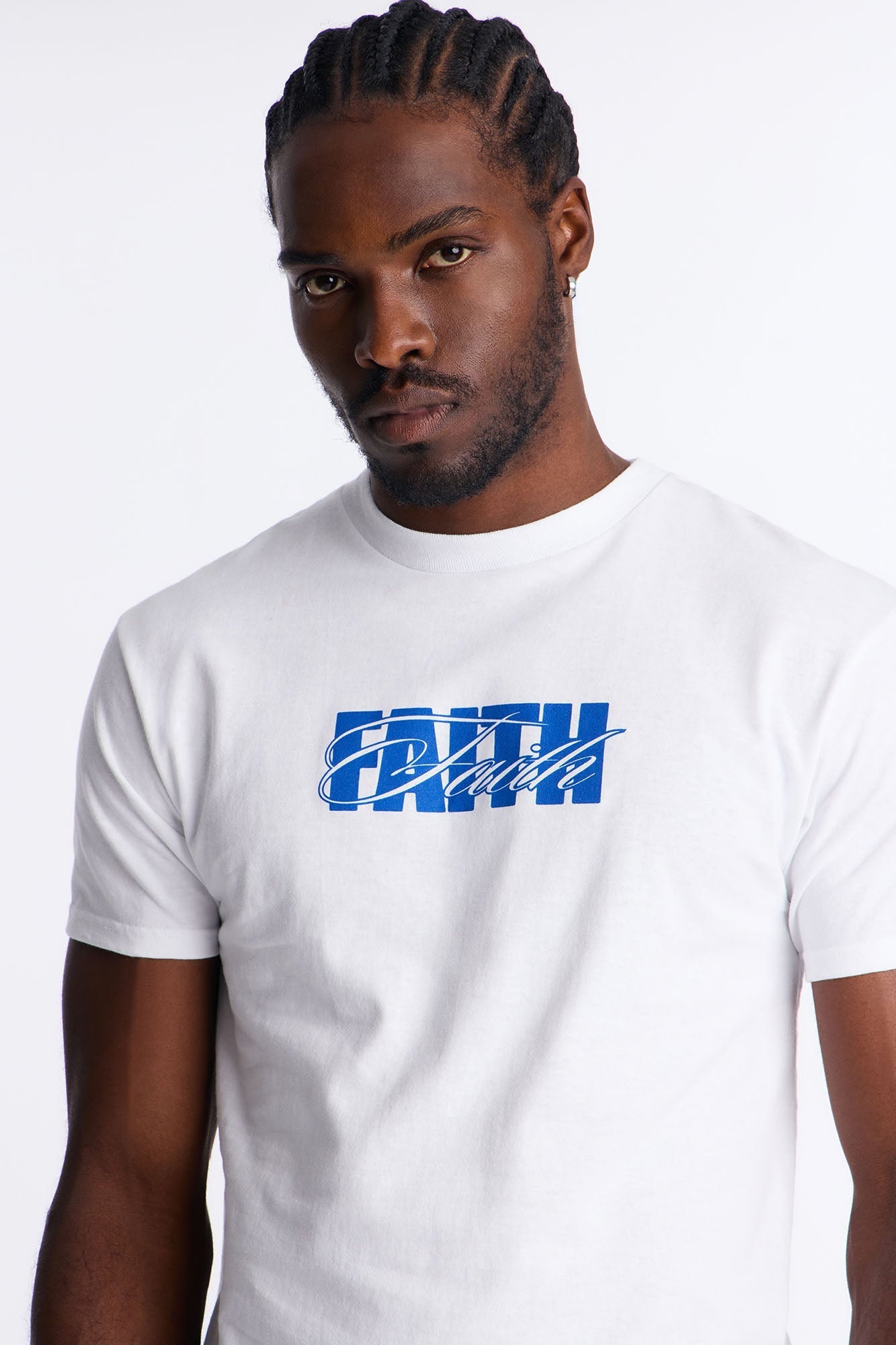 It Takes Faith To Believe Short Sleeve Tee - White Fashion Nova
