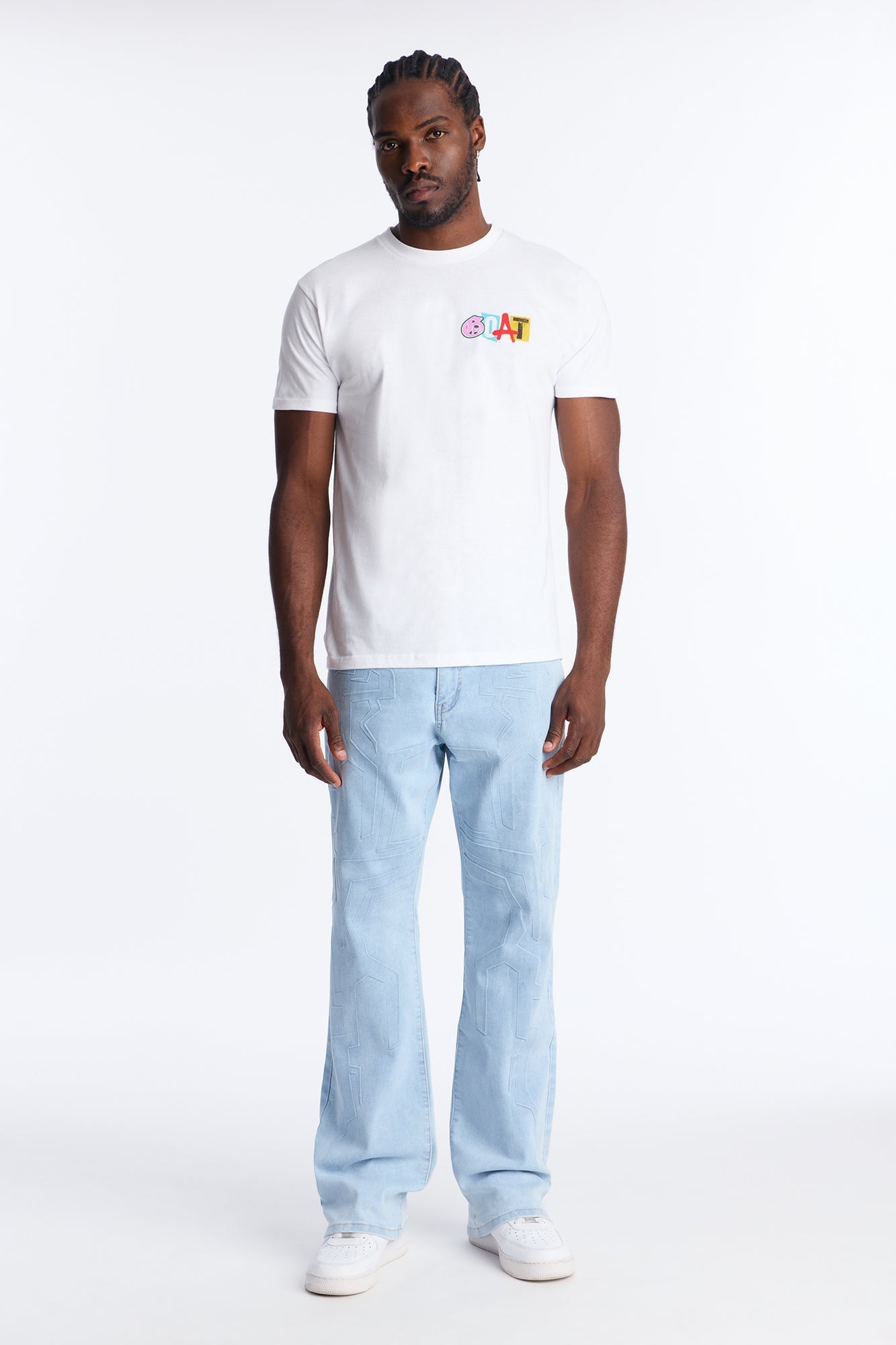 GOAT Worldwide Limited Edition Short Sleeve Tee - White Fashion Nova