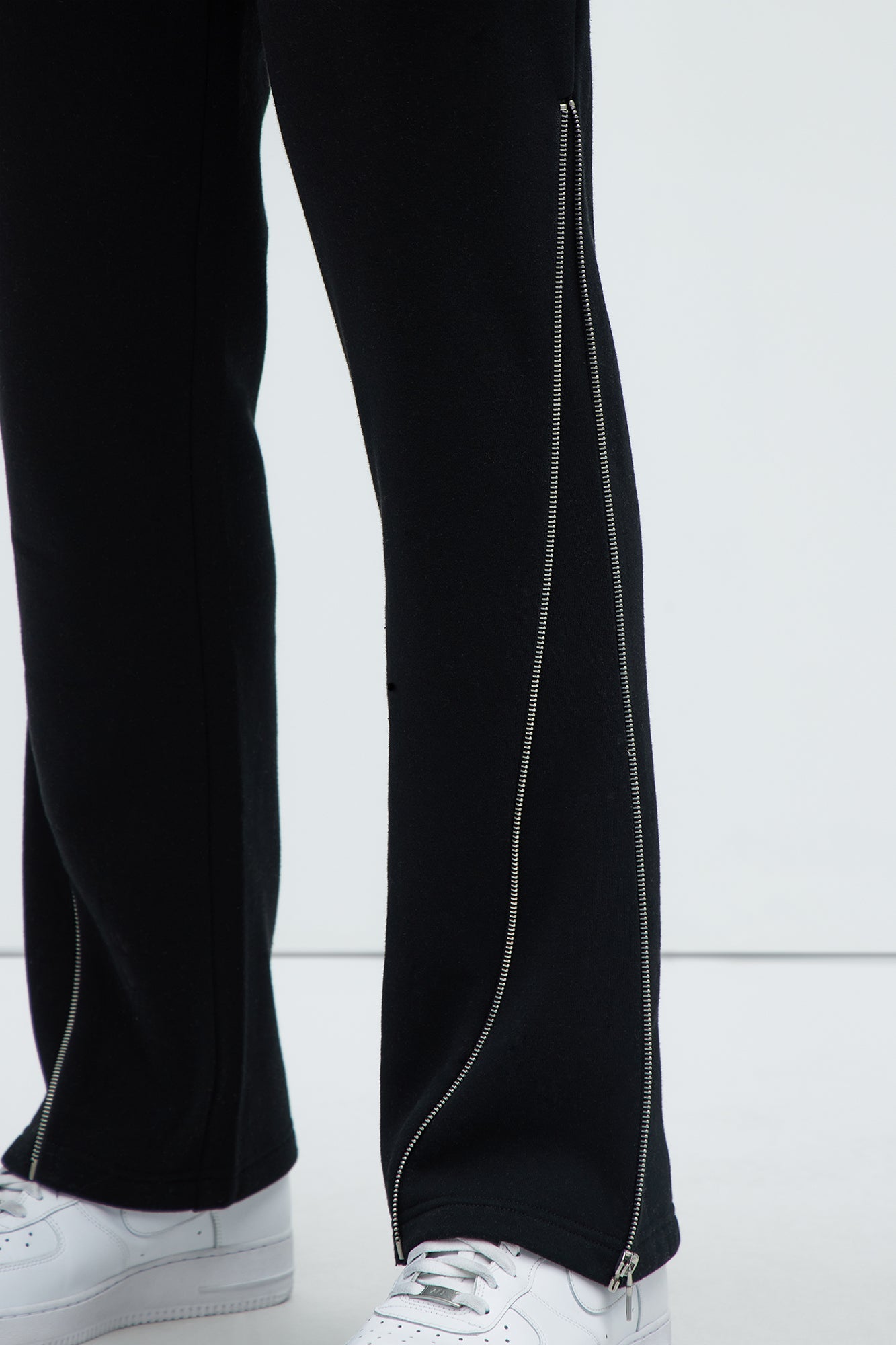 Tyson Stay Away Relaxed Flare Sweatpants - Black Fashion Nova