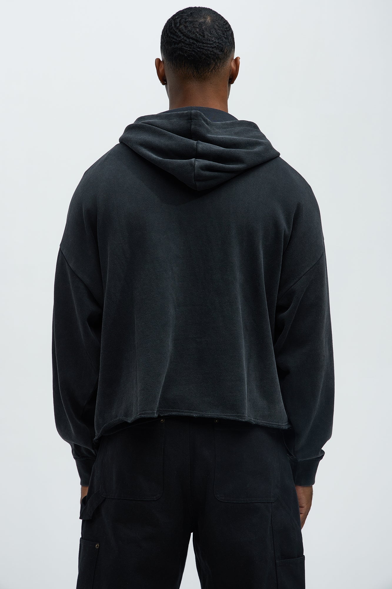 Tyson Curated Oversized Hoodie - Black Wash Fashion Nova