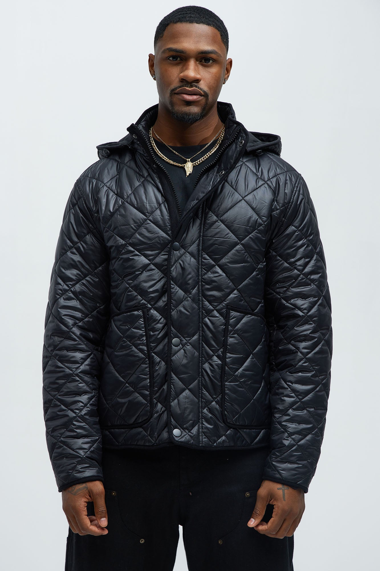 Better By Myself Quilted Jacket - Black Fashion Nova