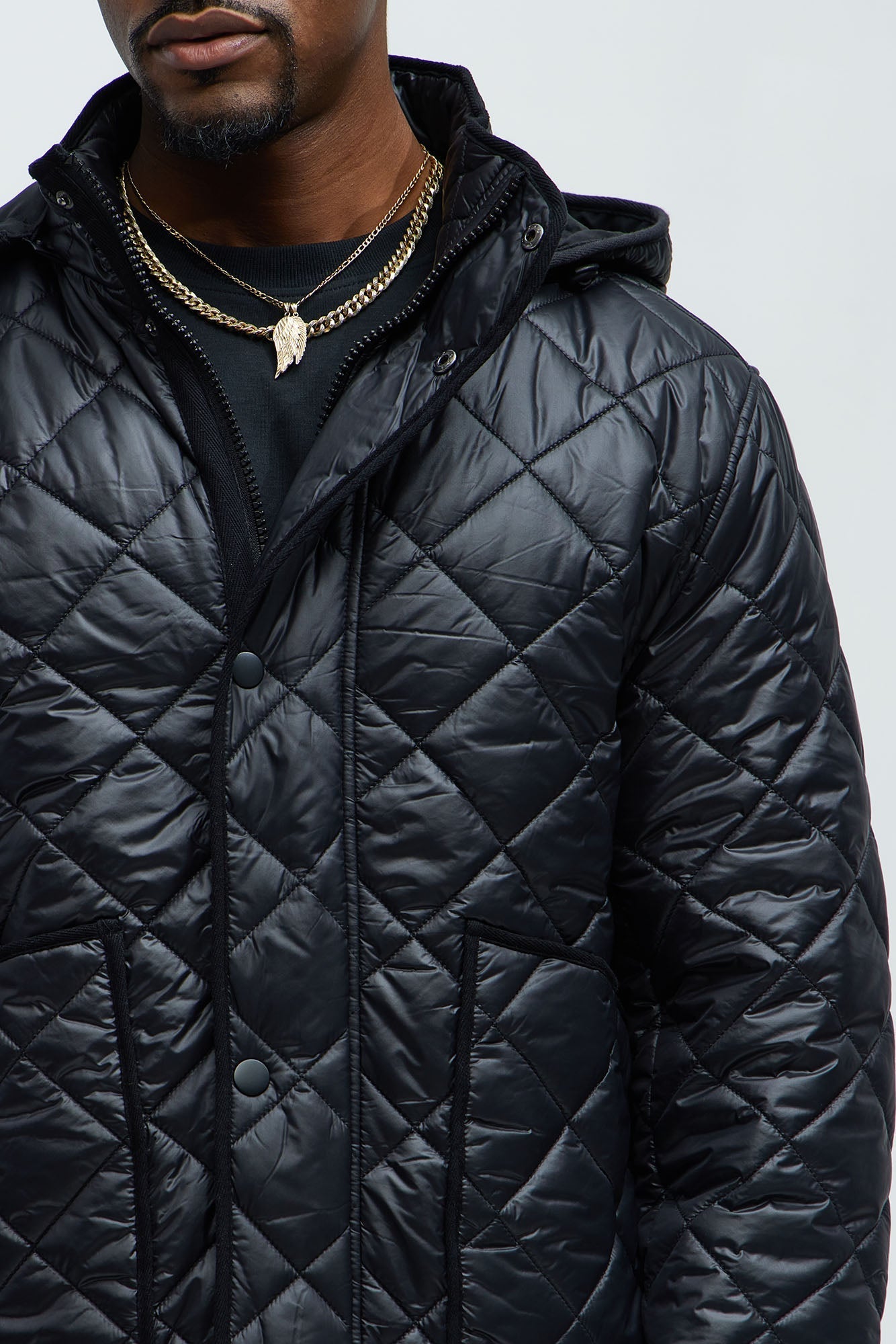 Better By Myself Quilted Jacket - Black Fashion Nova