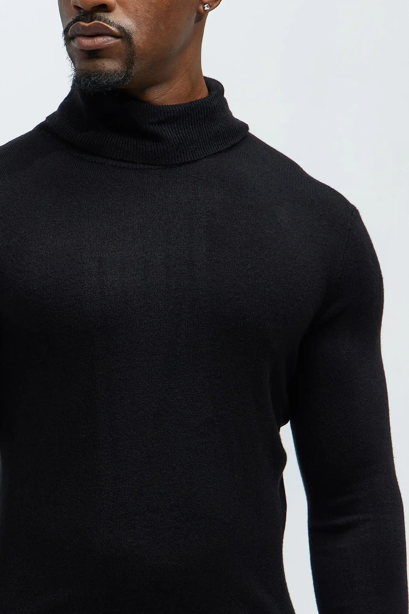 DeAngelo Turtleneck Sweater - Black Fashion Nova