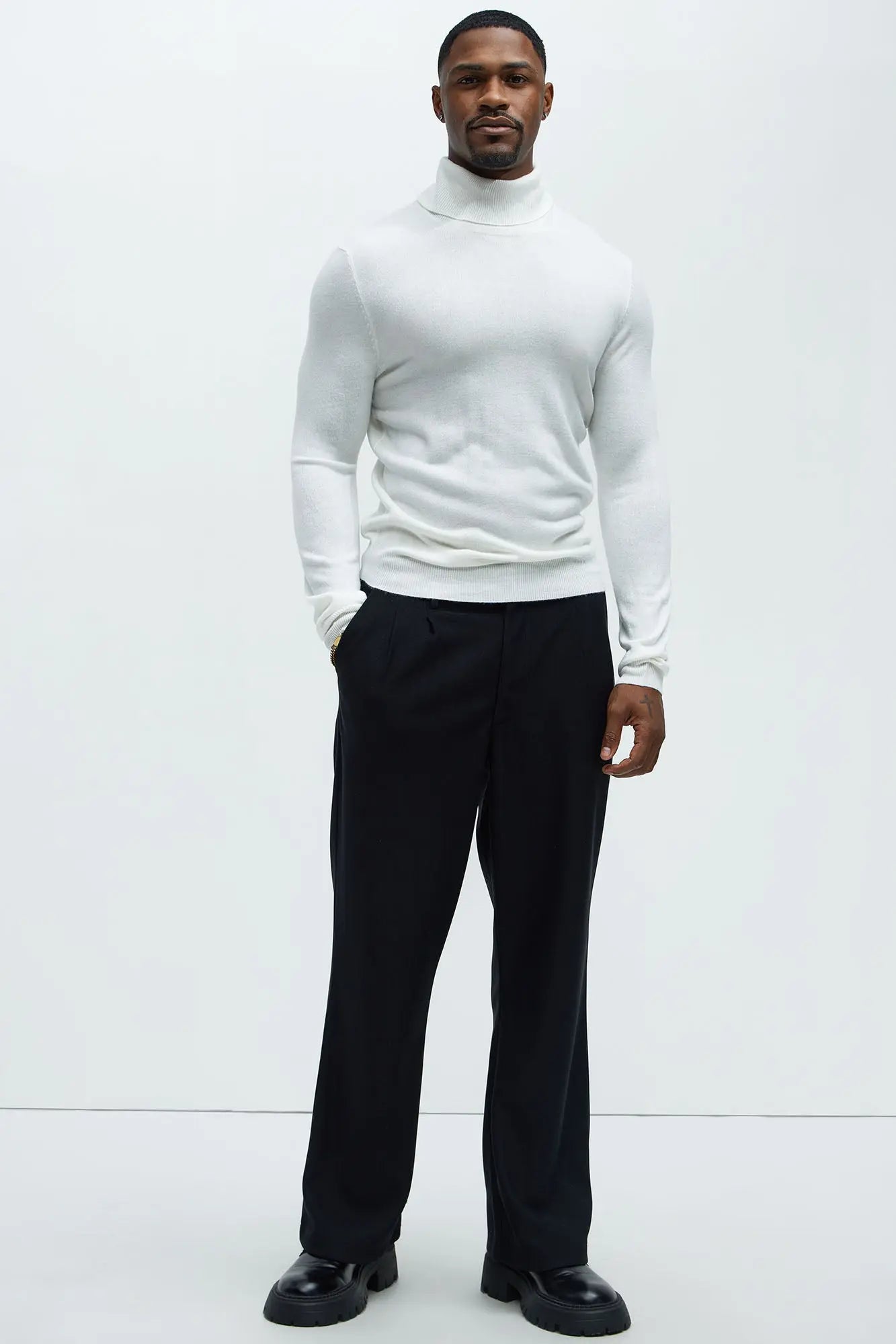 DeAngelo Turtleneck Sweater - Off White Fashion Nova