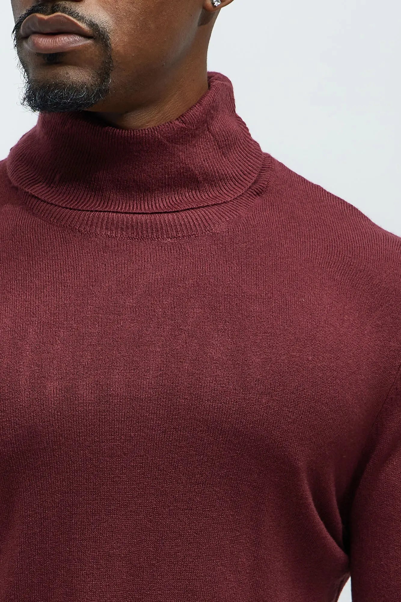 DeAngelo Turtleneck Sweater - Burgundy Fashion Nova