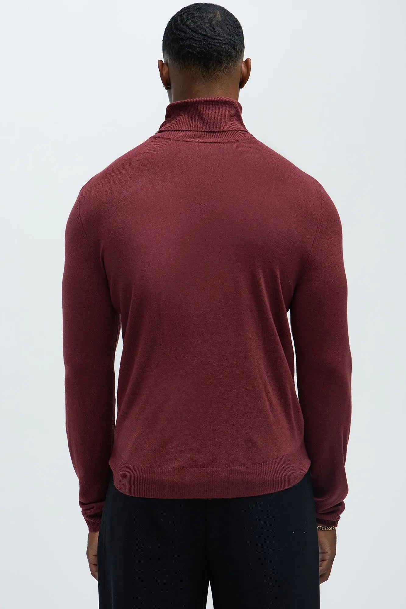 DeAngelo Turtleneck Sweater - Burgundy Fashion Nova