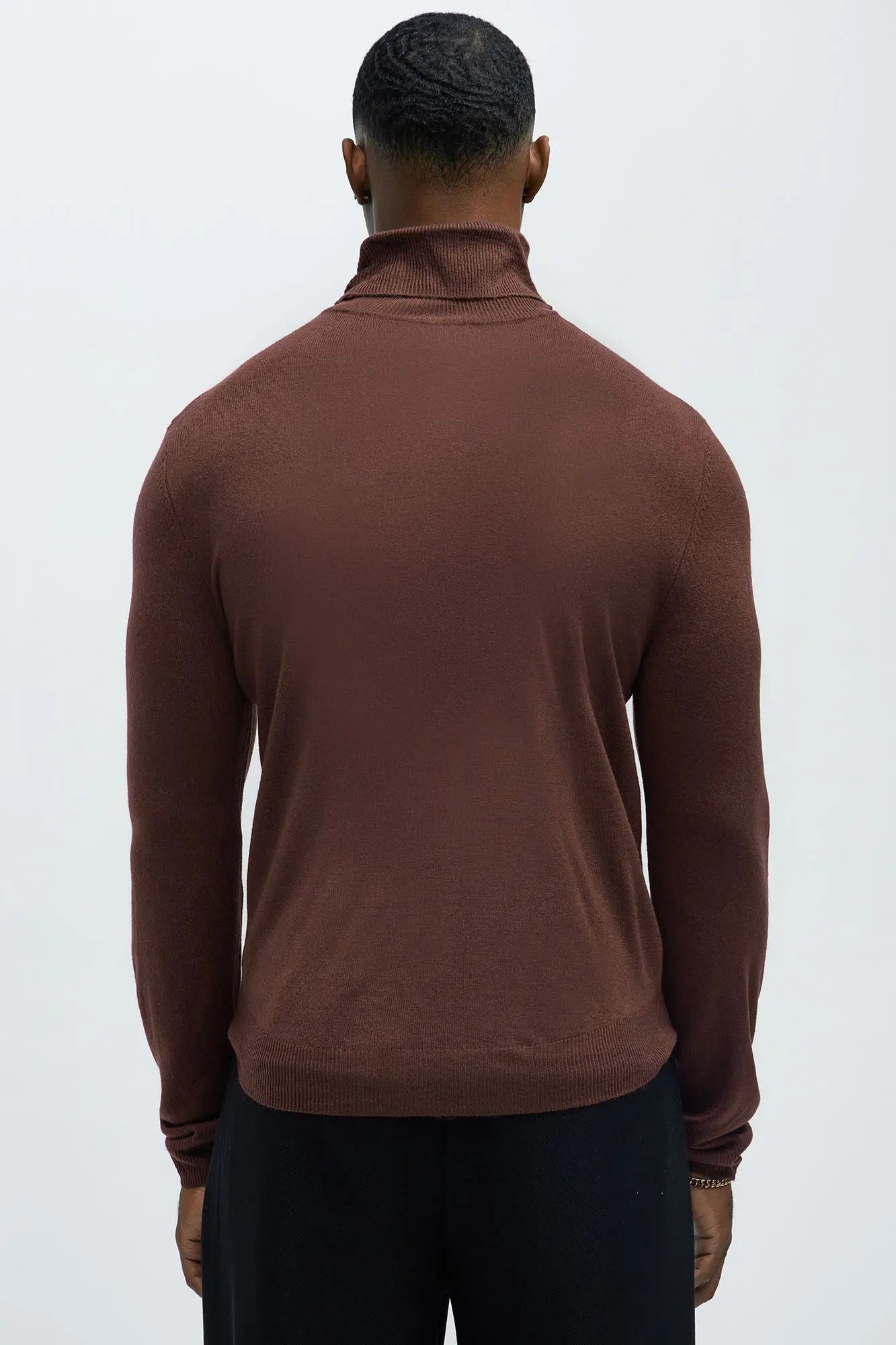 DeAngelo Turtleneck Sweater - Chocolate Fashion Nova