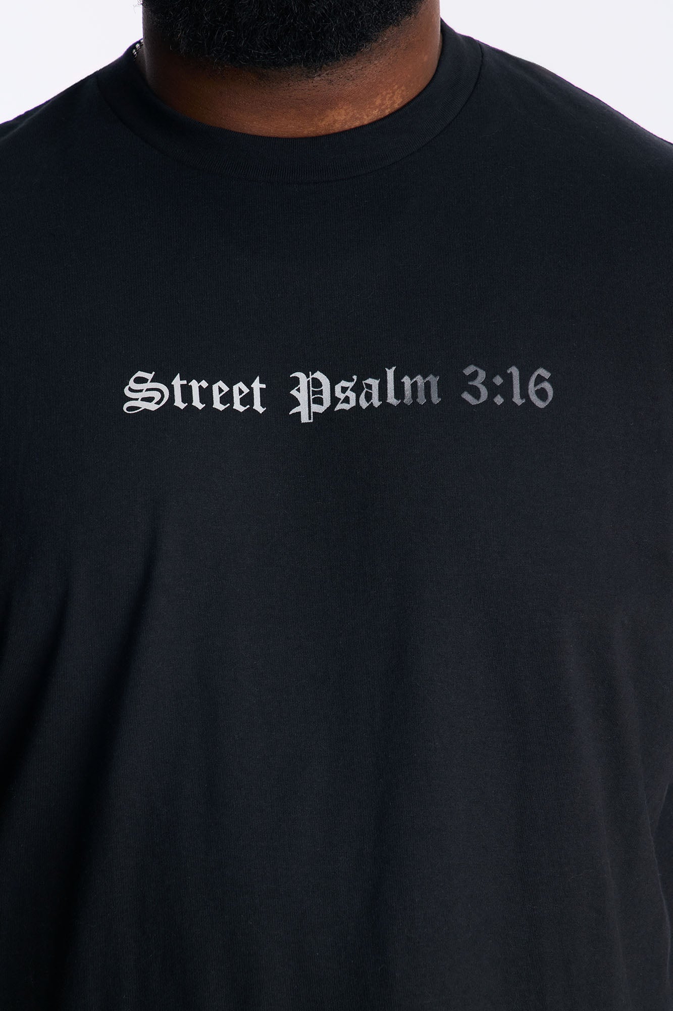 Street Psalm Amen Short Sleeve Tee - Black Fashion Nova