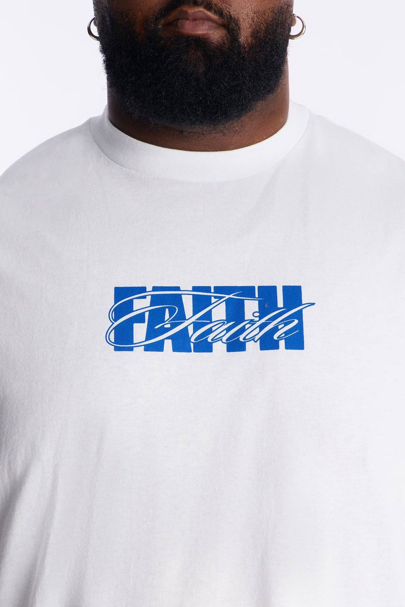 It Takes Faith To Believe Short Sleeve Tee - White Fashion Nova