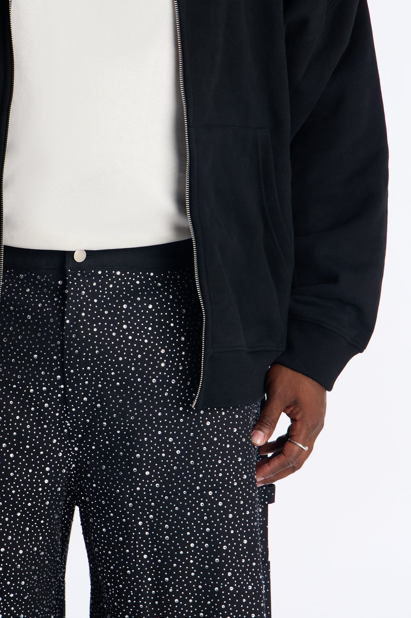 Extreme Baggy Flashing Lights Short - Black Fashion Nova