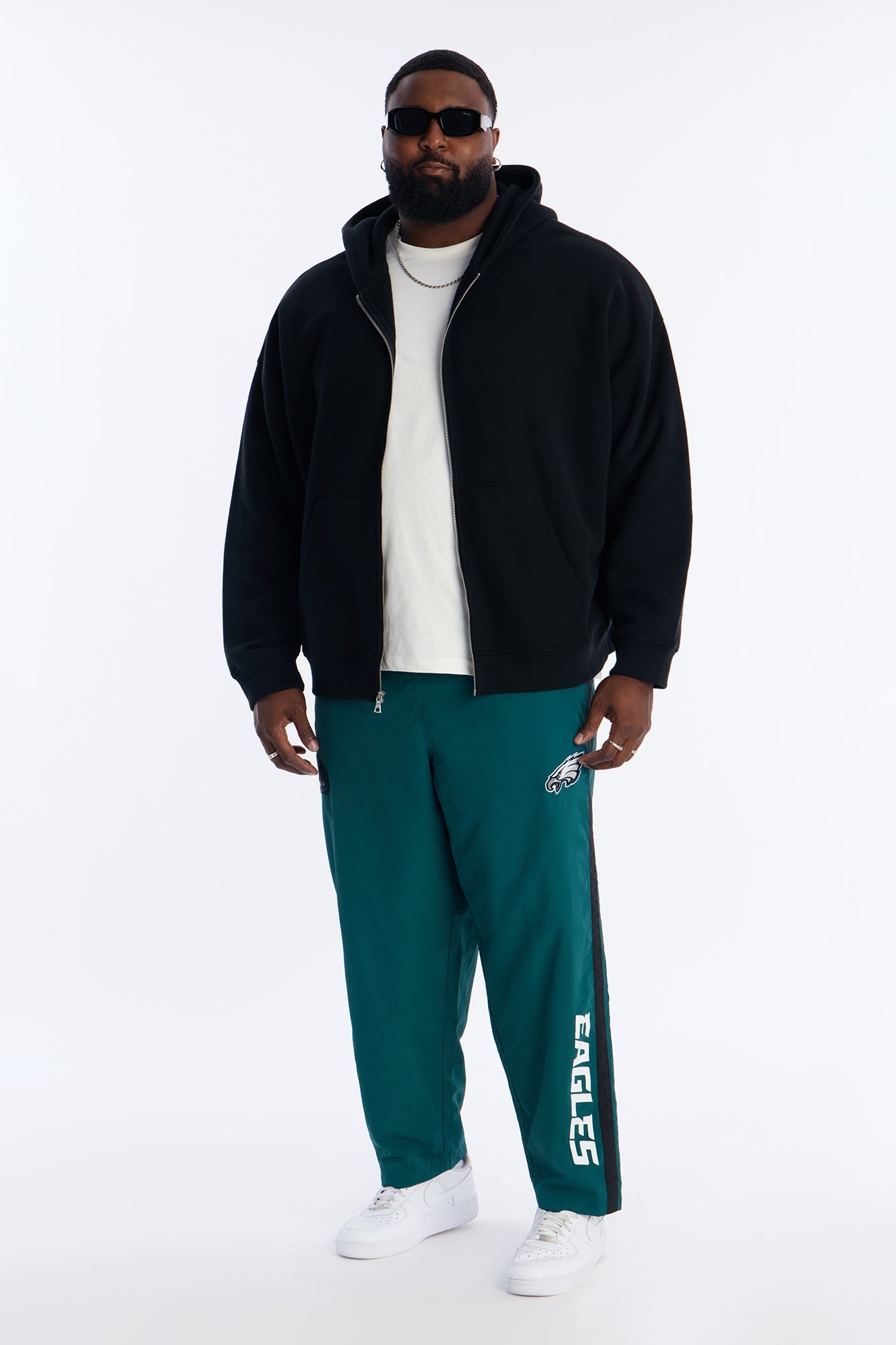 Eagles Carbon Wind Straight Pant - Teal/combo Fashion Nova
