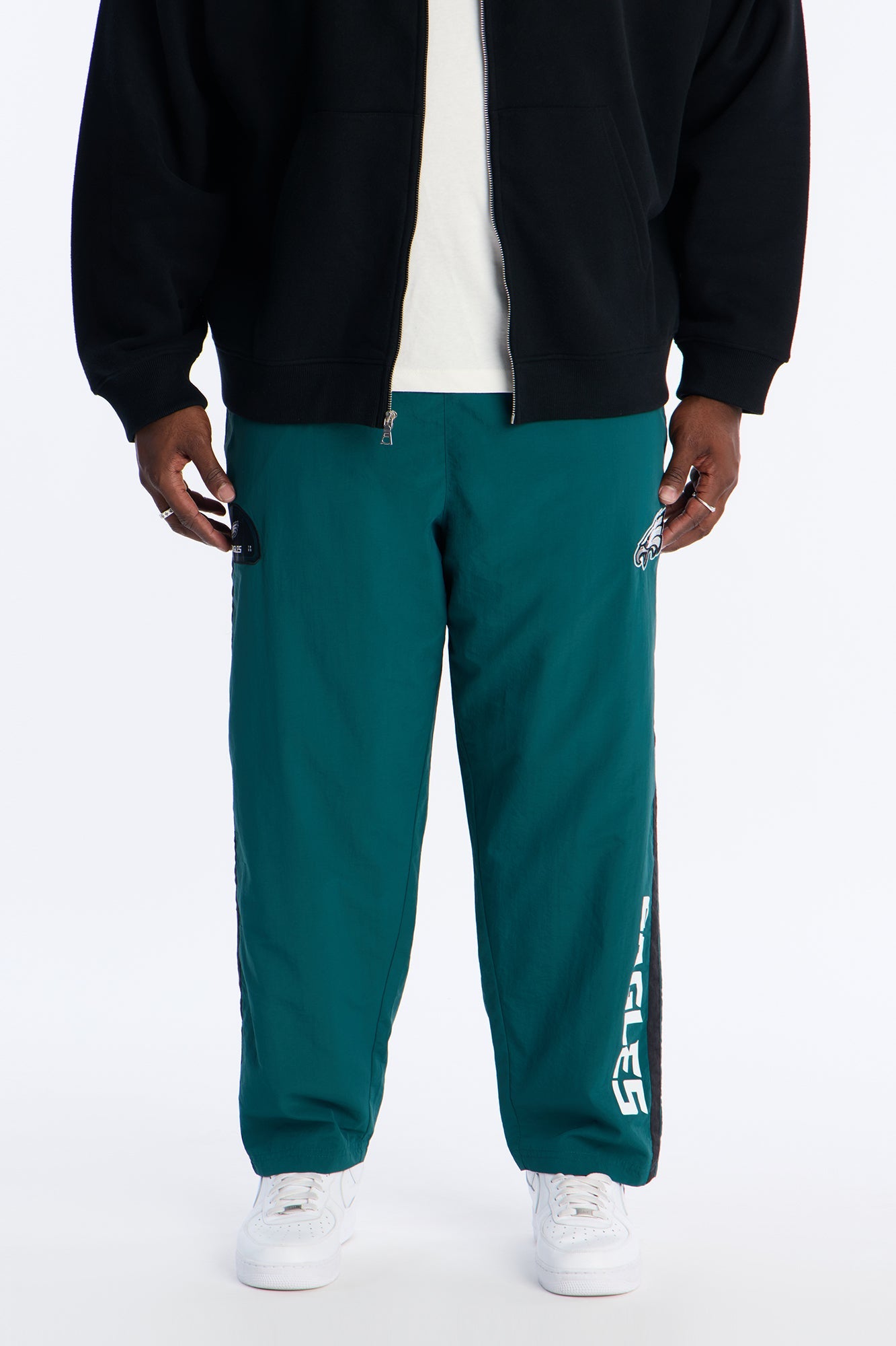 Eagles Carbon Wind Straight Pant - Teal/combo Fashion Nova