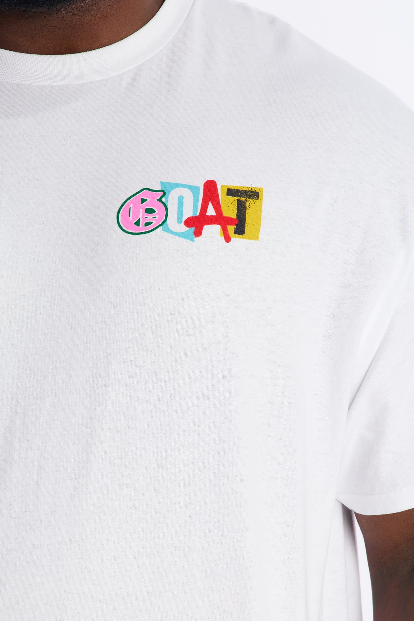 GOAT Worldwide Limited Edition Short Sleeve Tee - White Fashion Nova