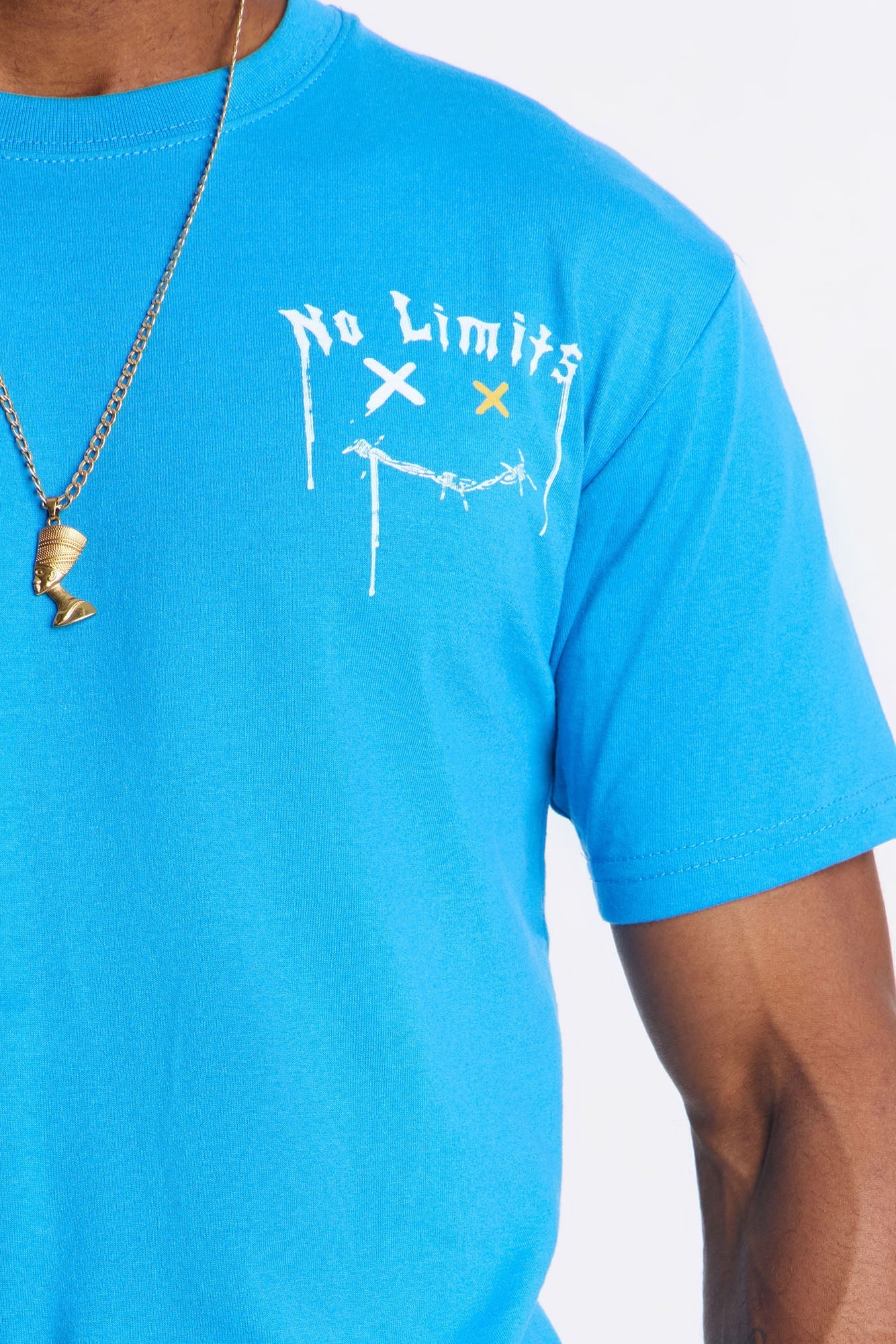 No Limits Just Legends Short Sleeve Tee - Blue Fashion Nova