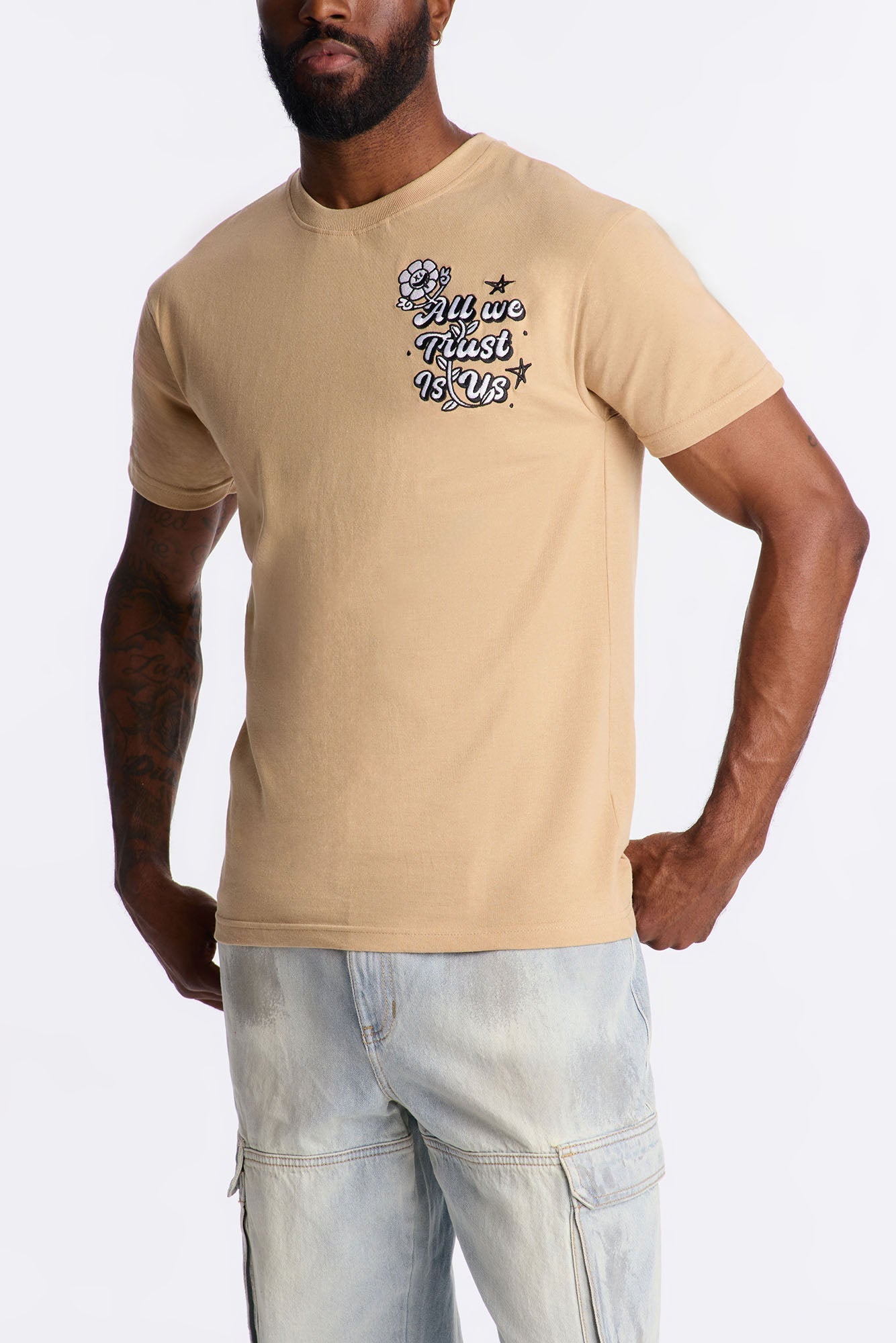 Loyalty Runs Deep Short Sleeve Tee - Khaki Fashion Nova
