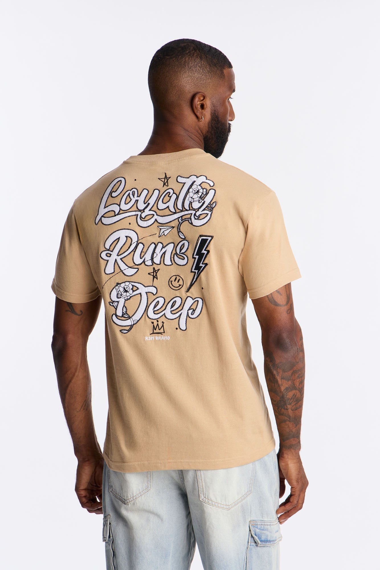 Loyalty Runs Deep Short Sleeve Tee - Khaki Fashion Nova