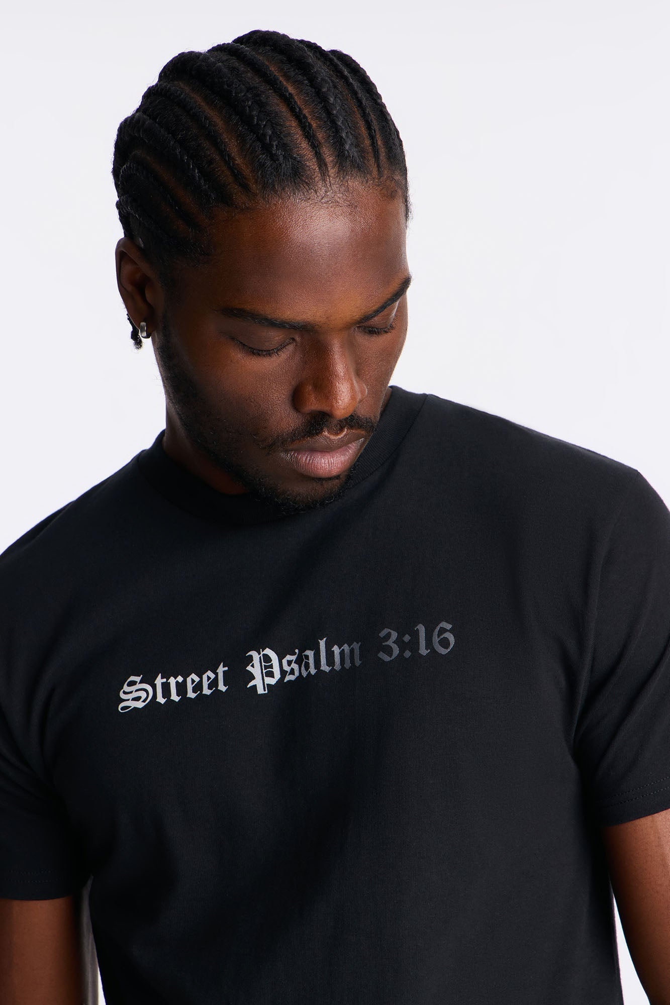 Street Psalm Amen Short Sleeve Tee - Black Fashion Nova