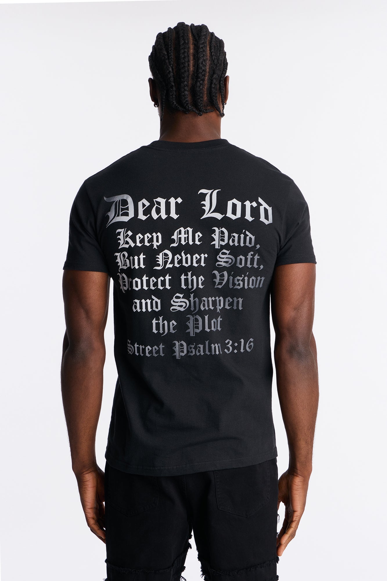 Street Psalm Amen Short Sleeve Tee - Black Fashion Nova