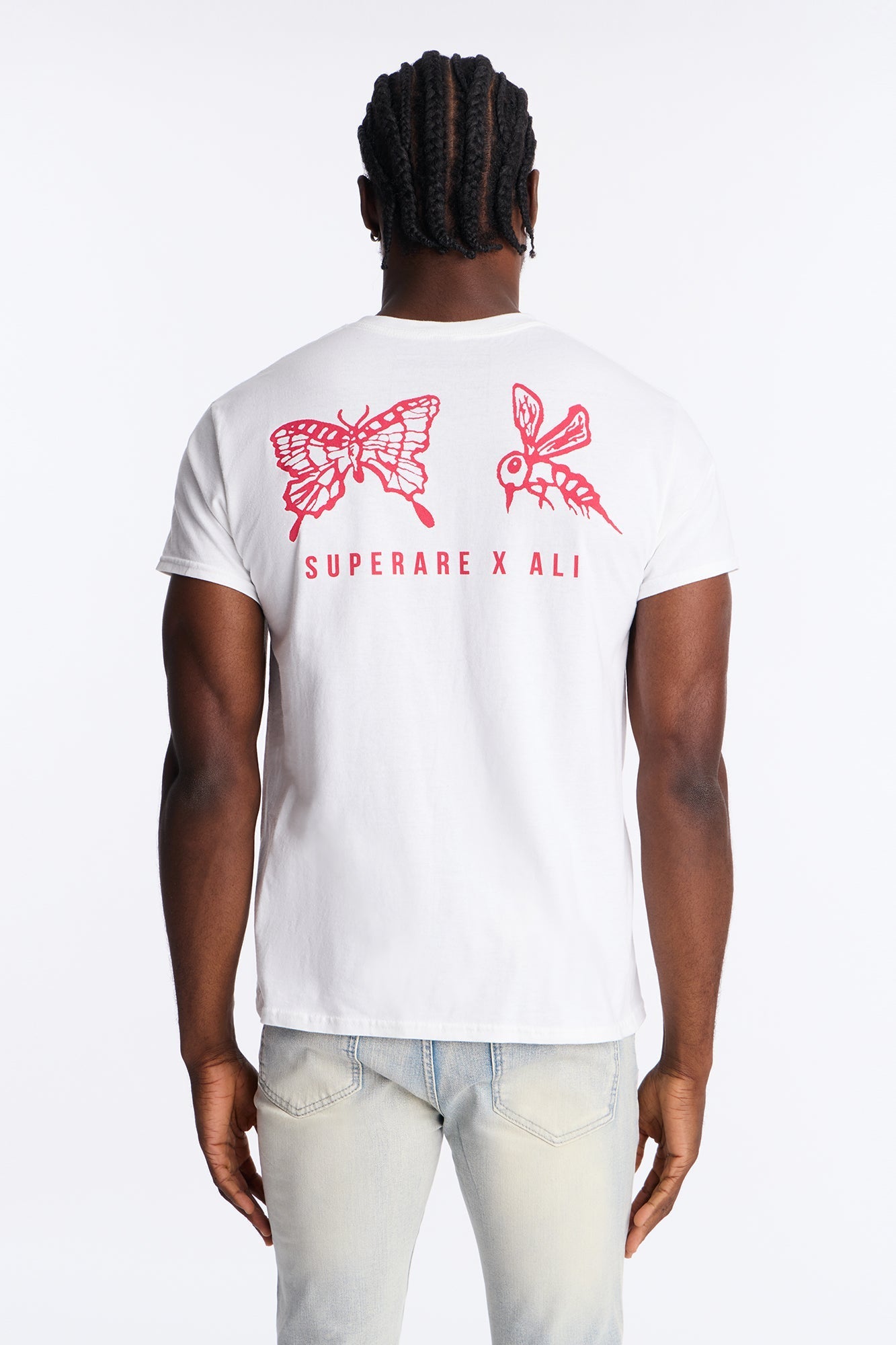 Muhammad Ali The Man The Fighter Short Sleeve Tee - White Fashion Nova