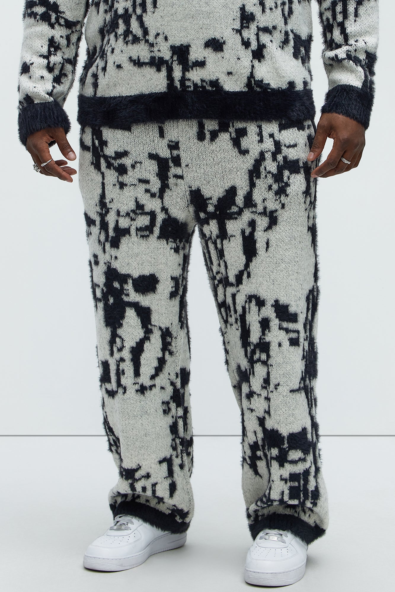 Sparrow Sweater Pants - Black Fashion Nova