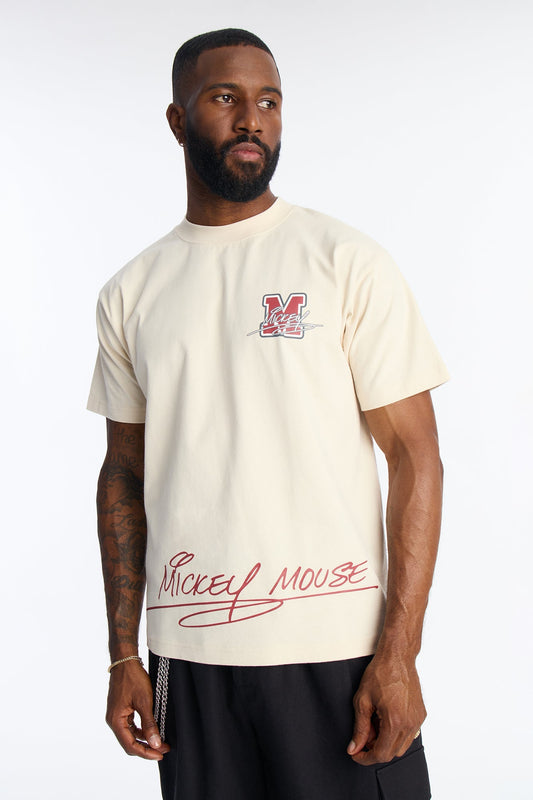 Disney Mickey Mouse Premium Short Sleeve Tee - Natural Fashion Nova
