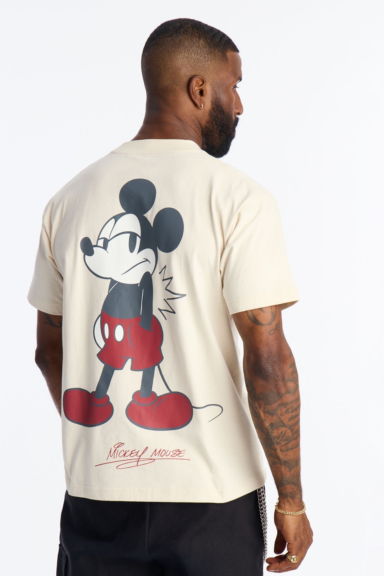 Disney Mickey Mouse Premium Short Sleeve Tee - Natural Fashion Nova
