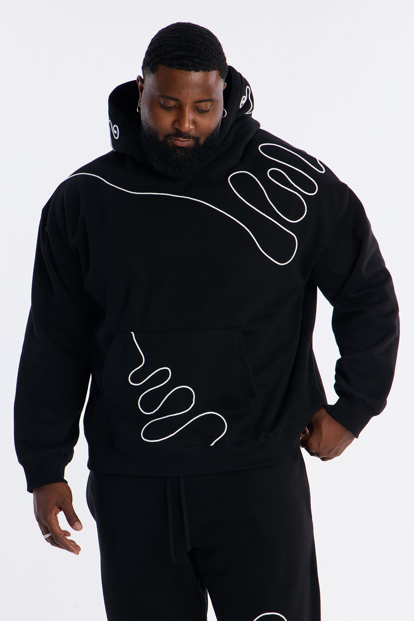 Lasso Embroidery Hoodie - Black Fashion Nova