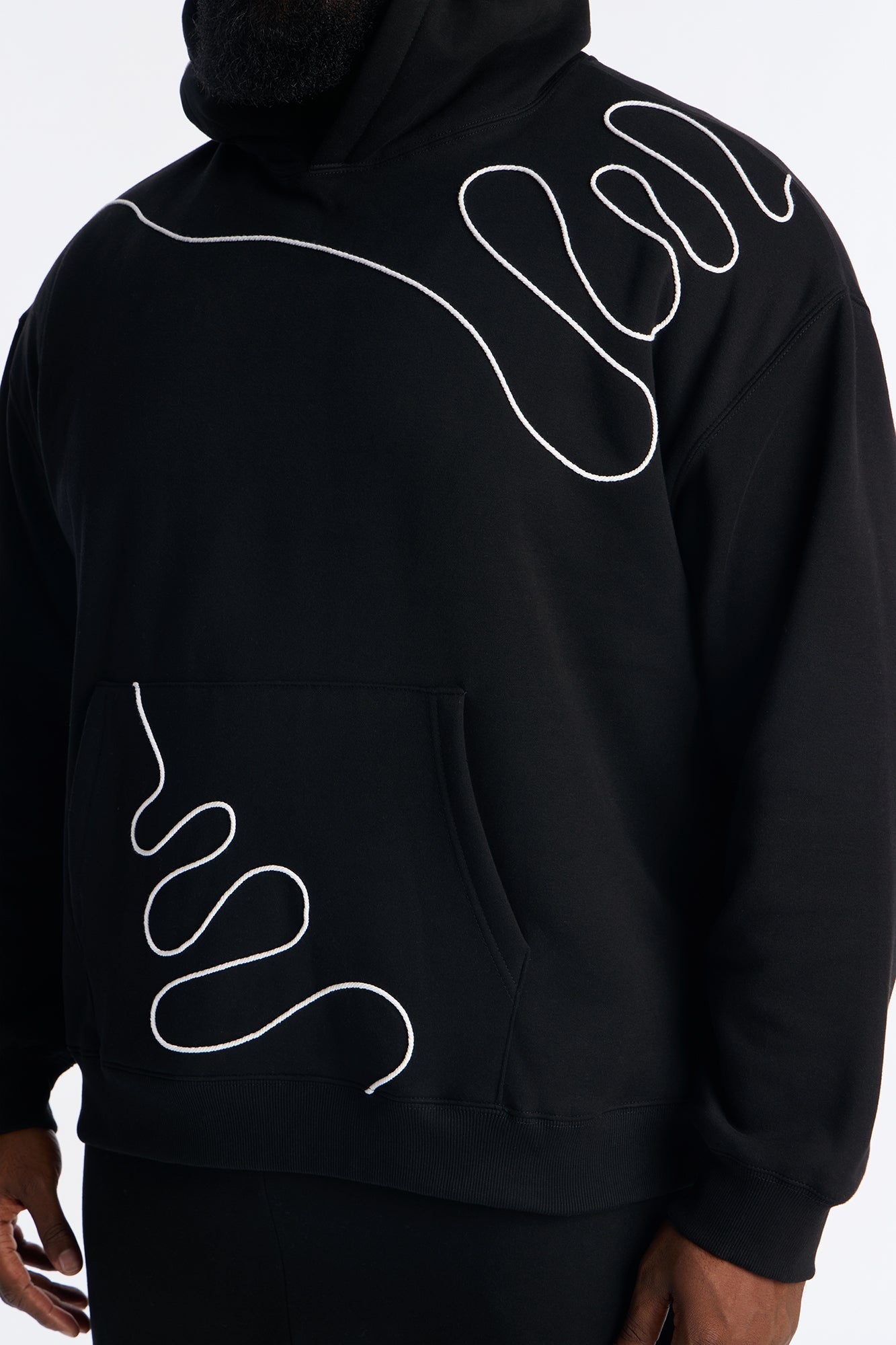 Lasso Embroidery Hoodie - Black Fashion Nova