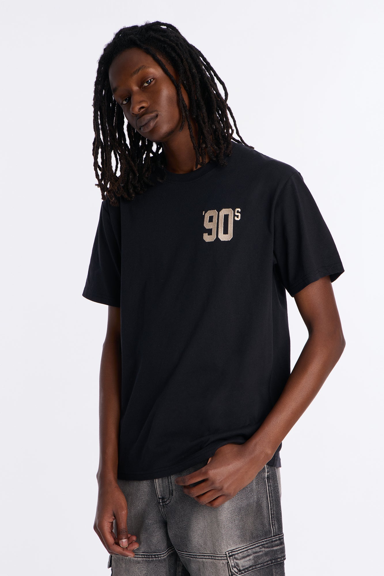 Made In The 90s Short Sleeve Tee - Black Fashion Nova